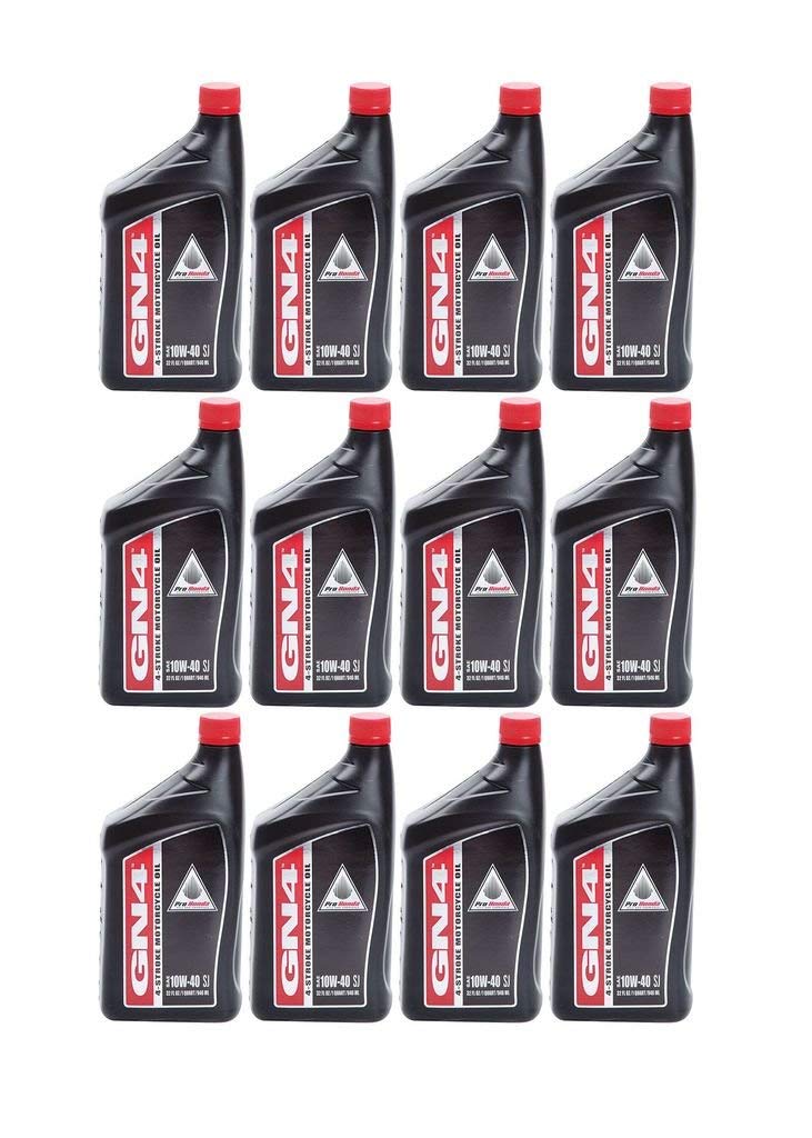 Honda GN4 10w40 ATV / UTV / Motorcycle 4-Stroke Engine Oil - 1 Case (12 Quarts)