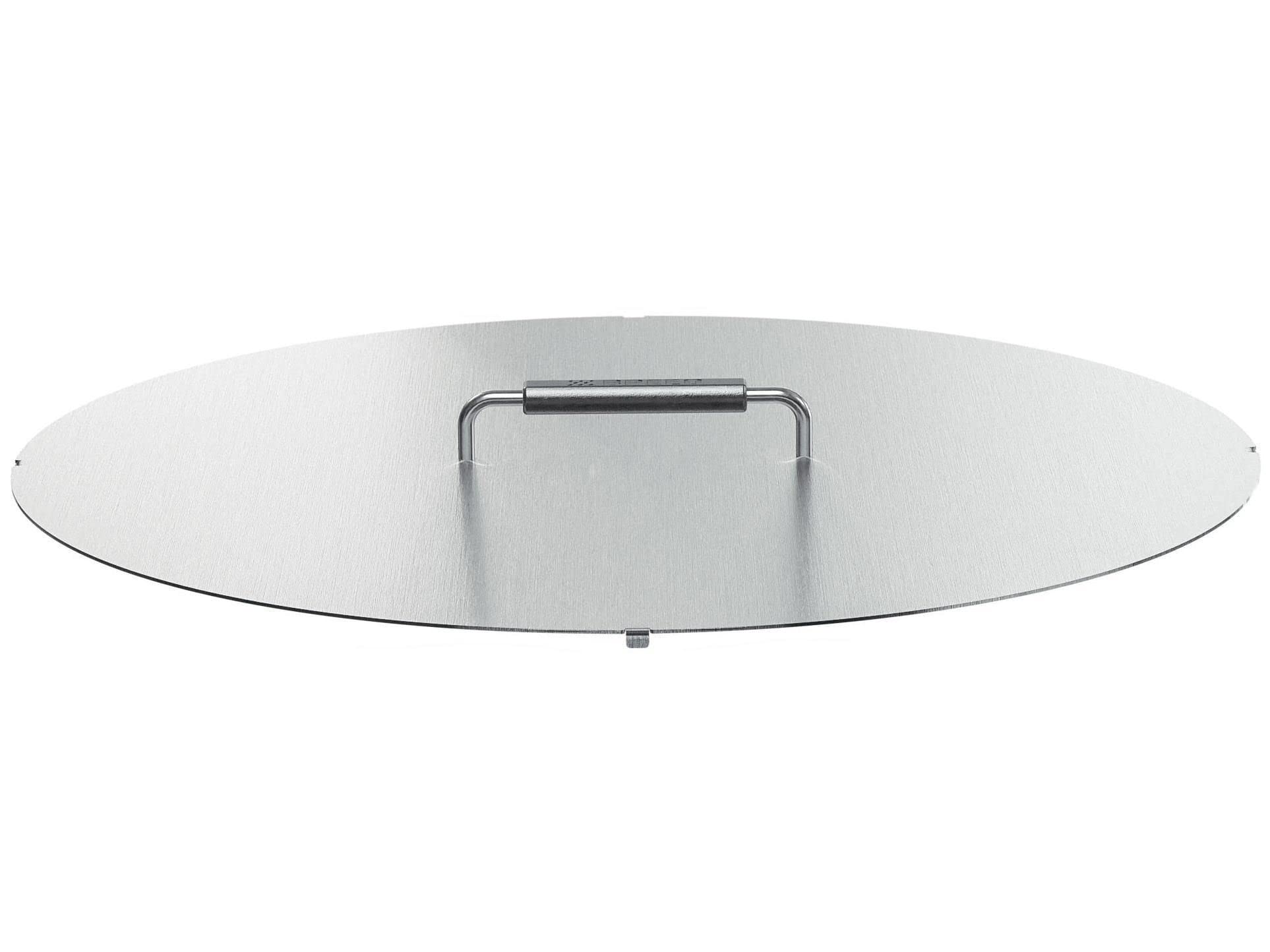 Breeo X Series Lid 24 (27.85 Inch) - Stainless Steel Firepit Lid - Keep Rain Debris and Elements Outside the Fire Pit - Durable Fire Pit Cover - Firepit Cover - USA Made - Bonfire Accessories
