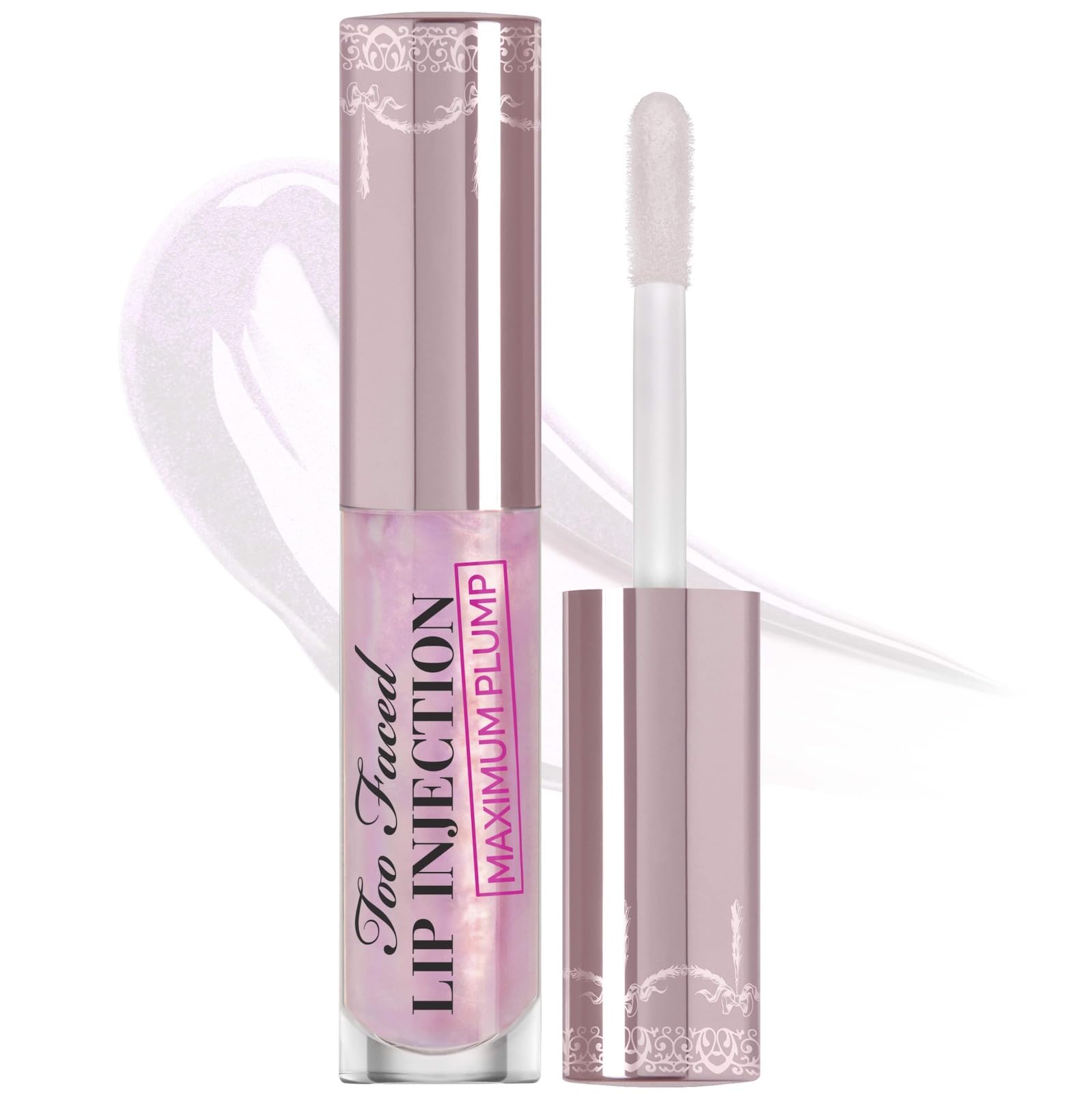 Too Faced Lip Injection Maximum Plump Extra Strength Lip Plumper Gloss | Hydrating + Plumping, 0.14 fl. oz., Travel Size, 0.1 fl. oz., Original