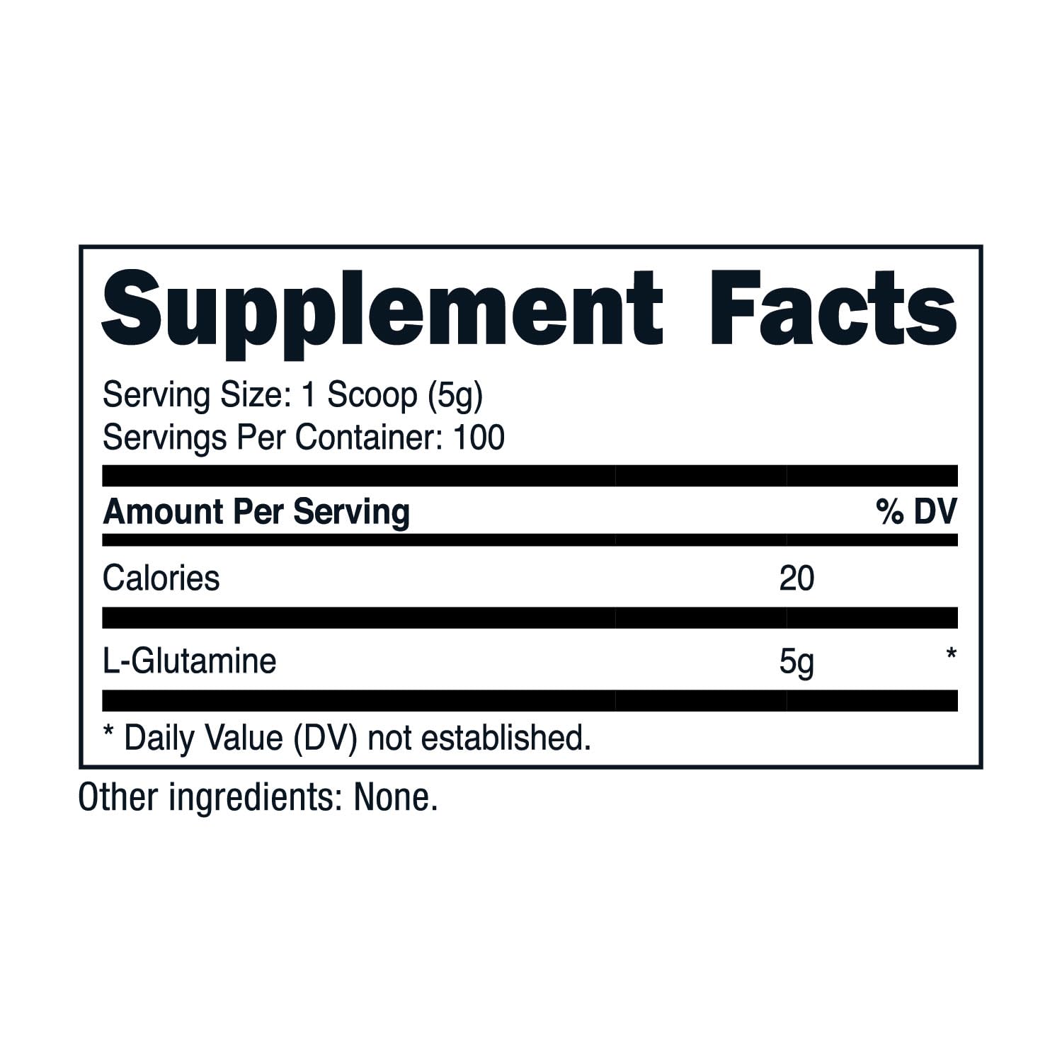 Nutricost L-Glutamine Powder (500 Grams) Unflavored - Gluten Free & Non-GMO, 100 Servings