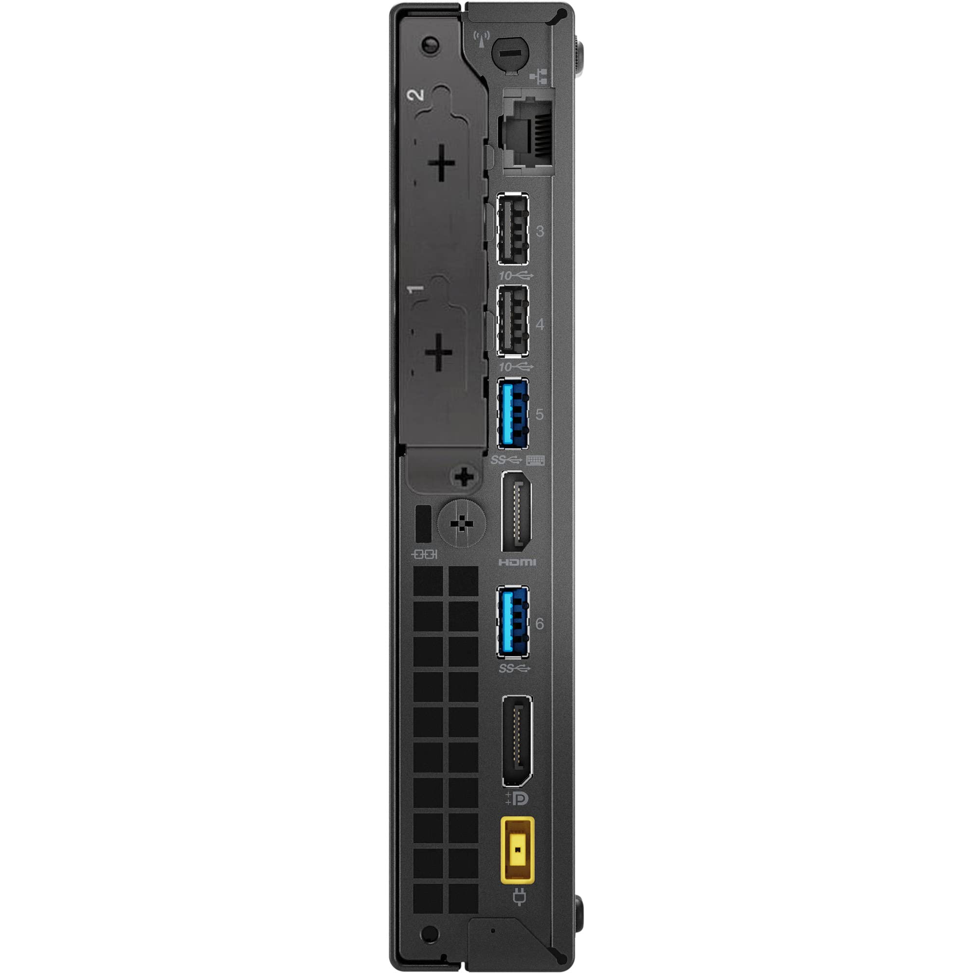 Lenovo ThinkCentre M720Q Tiny Desktop, Intel i7 8700T 2.4Ghz, 32GB DDR4, 1TB NVMe M.2 SSD, WiFi, Windows 11 Pro (Renewed), black