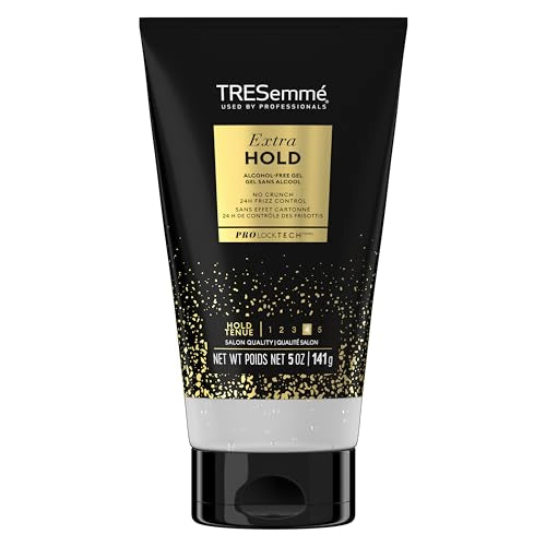 TRESemmé Hair Gel Extra Hold No Crunch 24H Frizz Control Alcohol-Free 5 oz