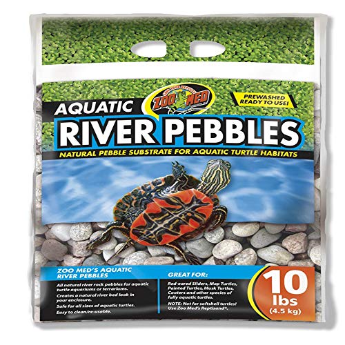 Zoo Med Aquatic River Pebbles for Turtle 10 lbs.