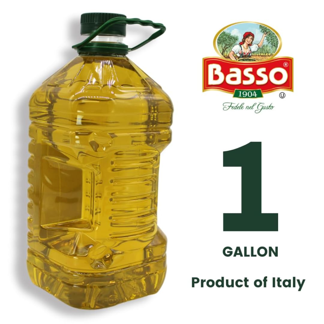 White Truffle Oil, Bulk, 1 Gallon (3.785 liters), Product of Italy, Non-GMO, Foodservice White Truffle Oil, Basso 1904