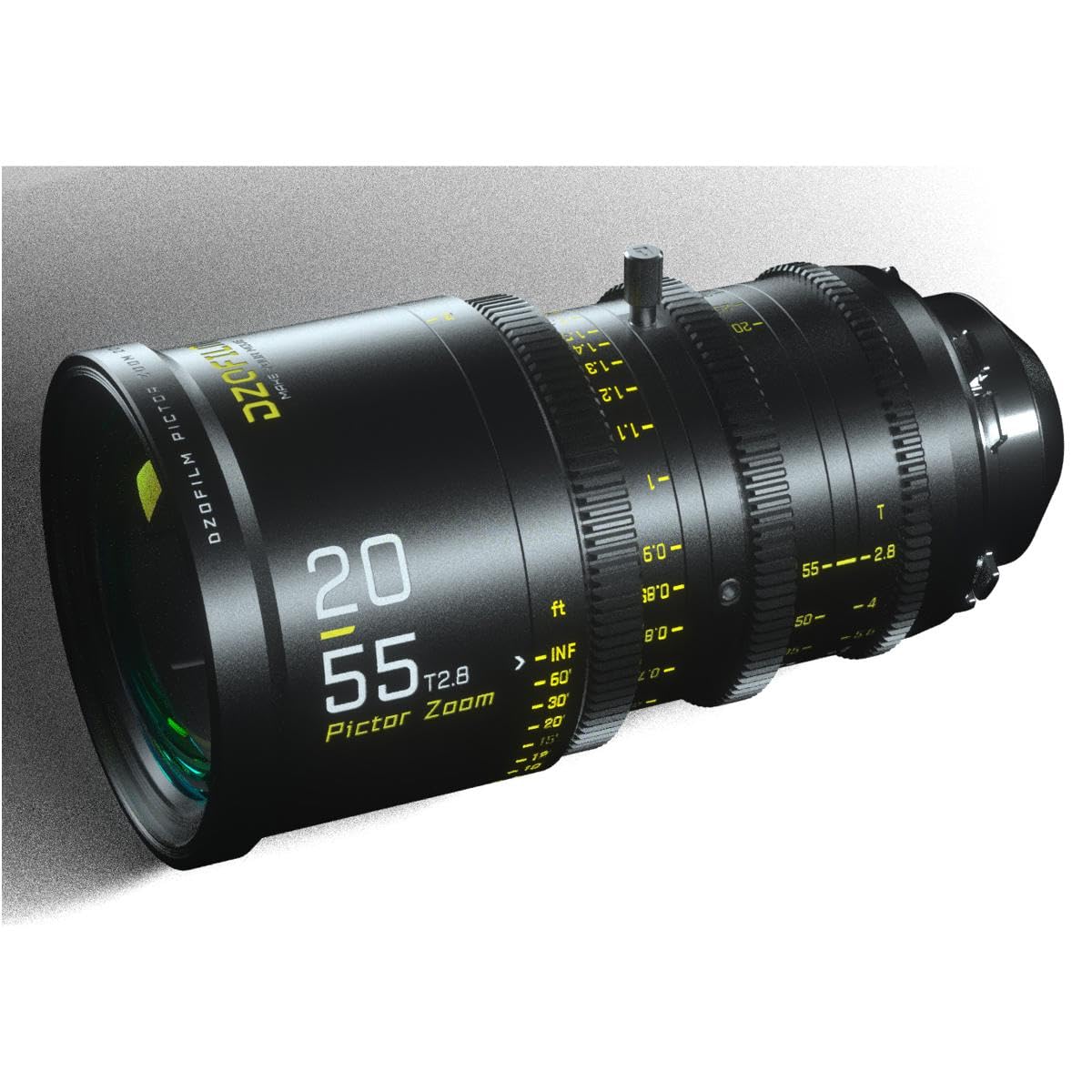 DZOFILM Pictor 20-55mm T2.8 Super35 Parfocal Cine Lens for PL Mount and Canon EF, Black