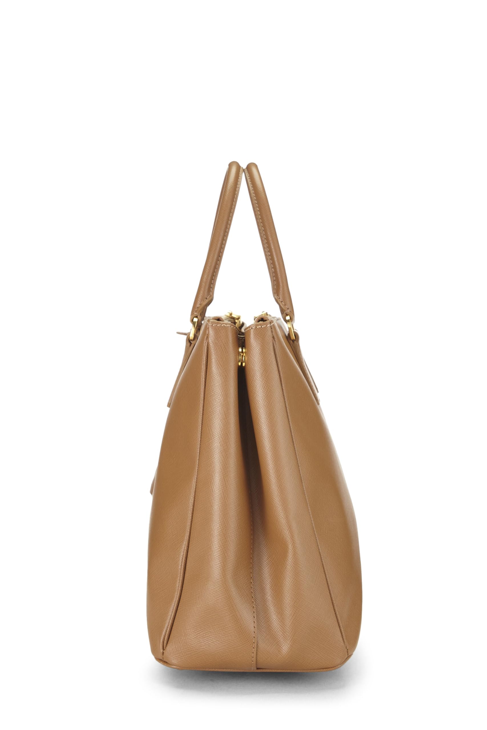 Prada, Pre-Loved Brown Saffiano Executive Tote Large, Brown