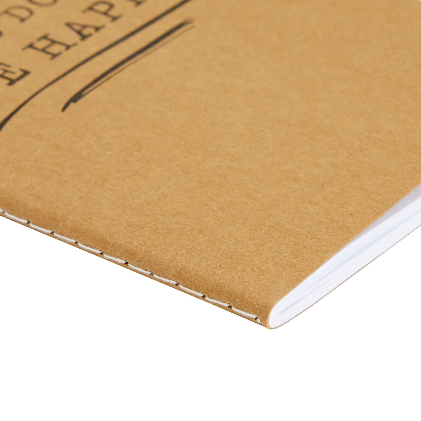 Paper Junkie 24 Pack Journals for Kids - Let's Be Happy Journals Bulk - Kraft Paper Notebooks School Supplies (80 Lined Page, 4 x 5.75 In)