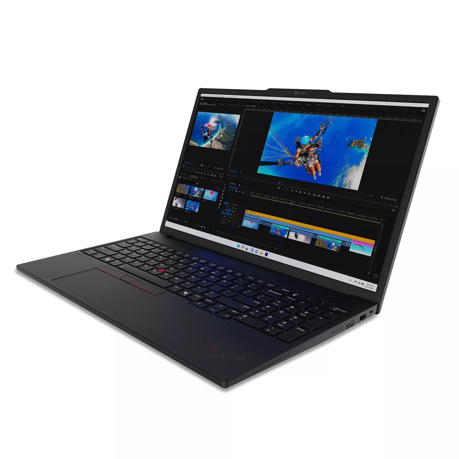 Lenovo ThinkPad P16s Gen 3 Intel Core Ultra 7 155H, 16C, 16" WQUXGA (3840 x 2400), OLED Non-Touch, 32GB RAM DDR5, 1 TB SSD, NVIDIA RTX 500 Ada Backlit KYB, Fingerprint Reader, Windows 11 Pro