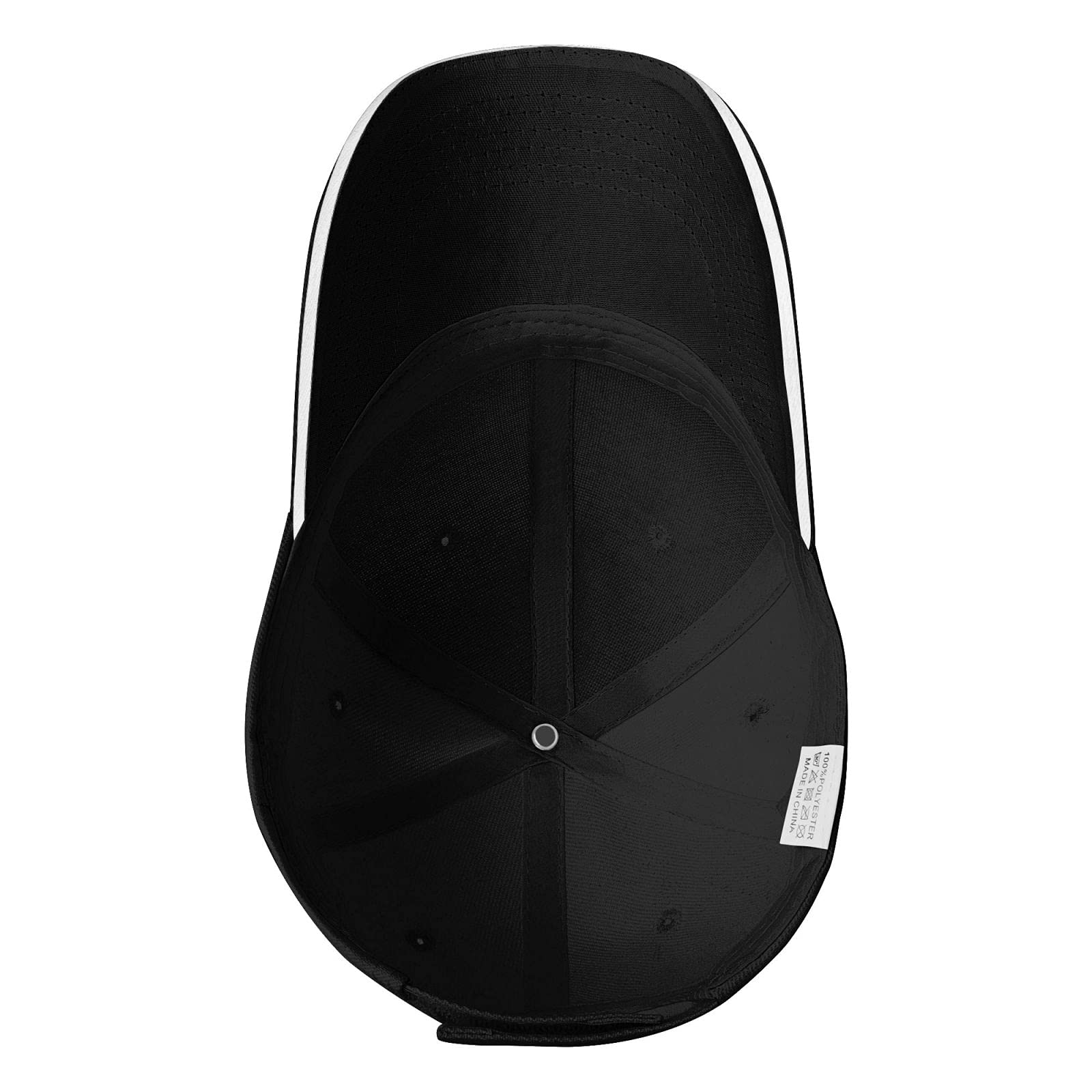 Custom Hats Add Photos/Logo/Text to Design Your Personalized Baseball Cap for Men & Women Adjustable Black