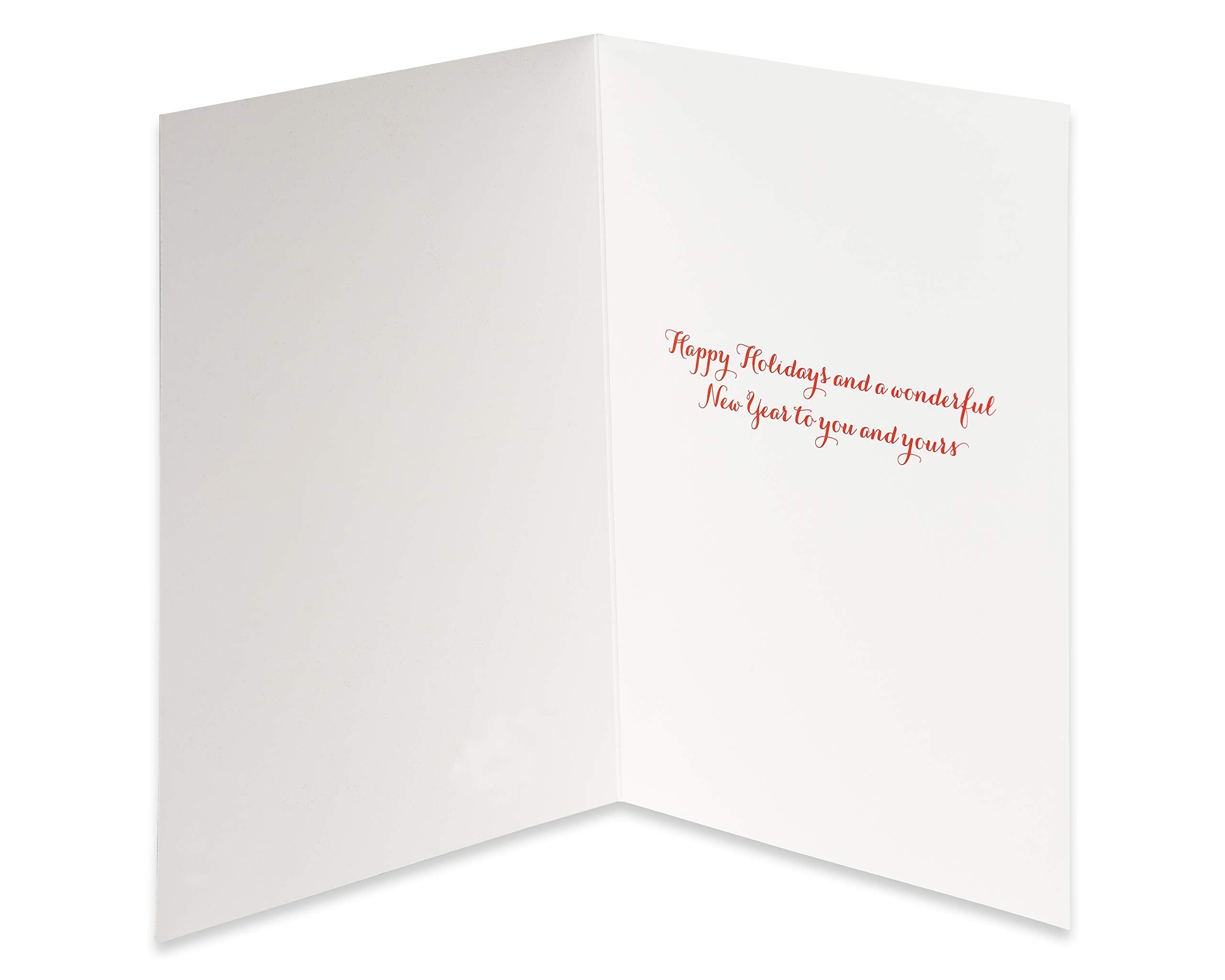 Papyrus Christmas Cards Boxed with Envelopes, To You and Yours, Holiday Tree (14-Count)