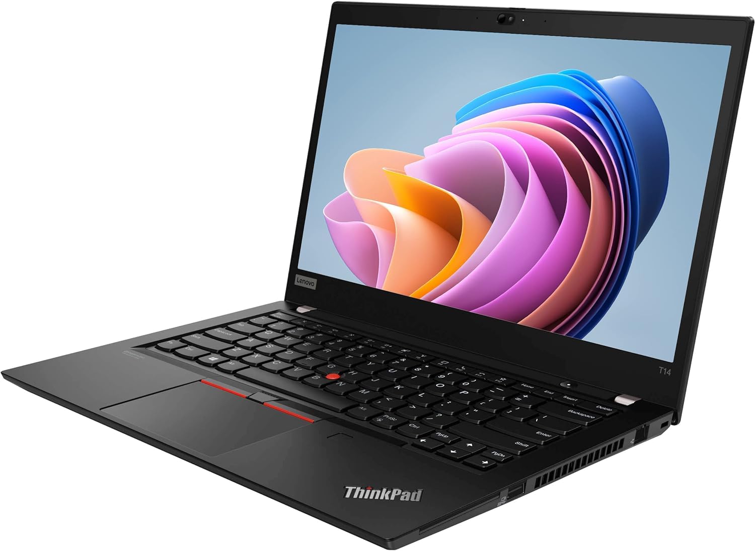 Lenovo Thinkpad T14 (Gen 1) 14" Laptop, i5 10310U 1.7Ghz, 16GB DDR4, 512GB NVMe SSD, 1080p Full HD, Thunderbolt 3, HDMI, Webcam, Windows 11 Pro (Renewed)