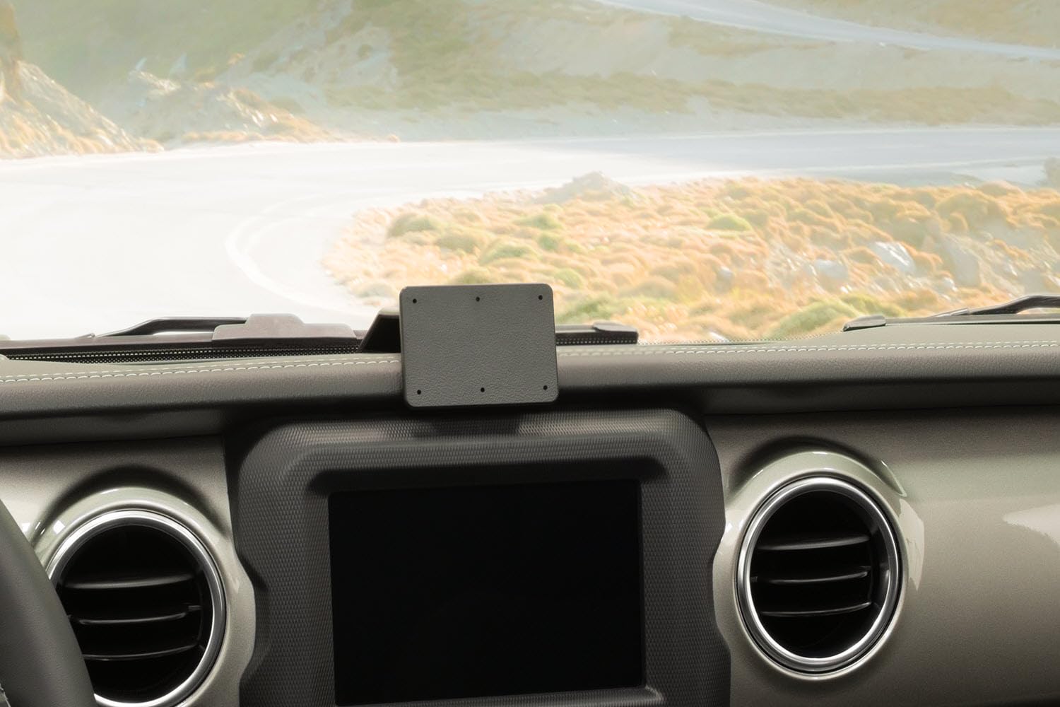 Scosche ProClip Center Dash Mount Compatible with J eep Wrangler JL 2018-2023 & J eep Gladiator 2020-2023 with StuckUp Universal Phone Mount Bundle