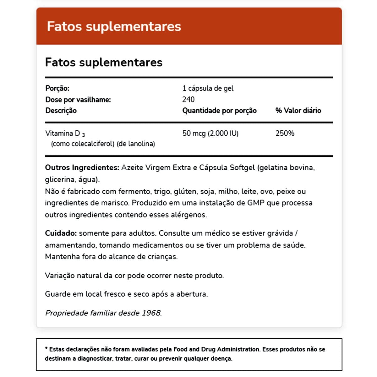 Now Foods - Vitamin D-3 2000 IU 240 softgels