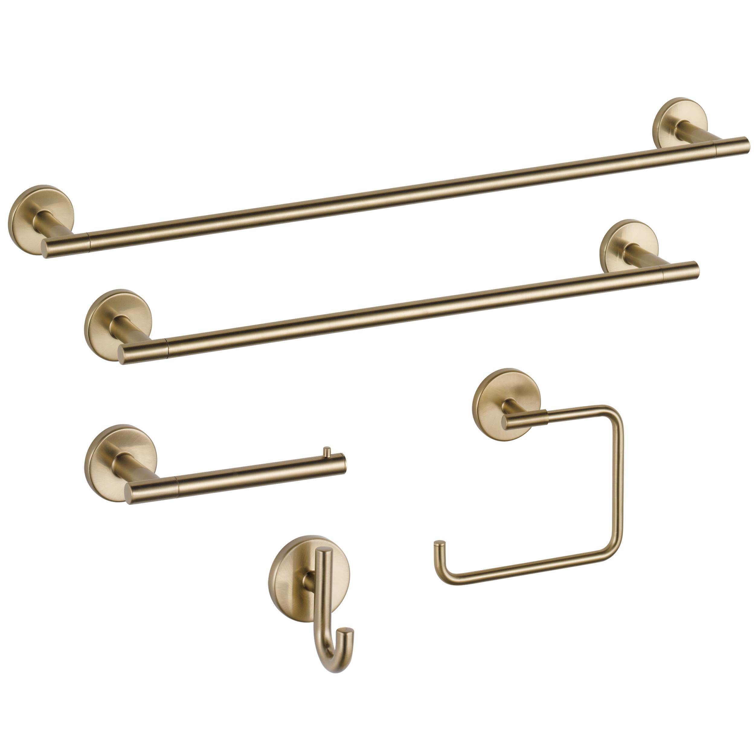 Delta 75935-CZ Trinsic Single Towel Hook in Champagne Bronze