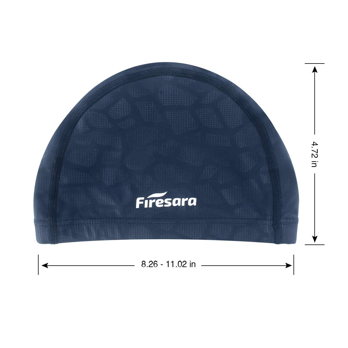 Firesara Fabric Swim Cap, High Elasticity Swimming Cap Keeps Hair Clean Breathable Fit Both Long Hair Short Hair, Swim Caps Woman Girls Men Kids One Size Hat