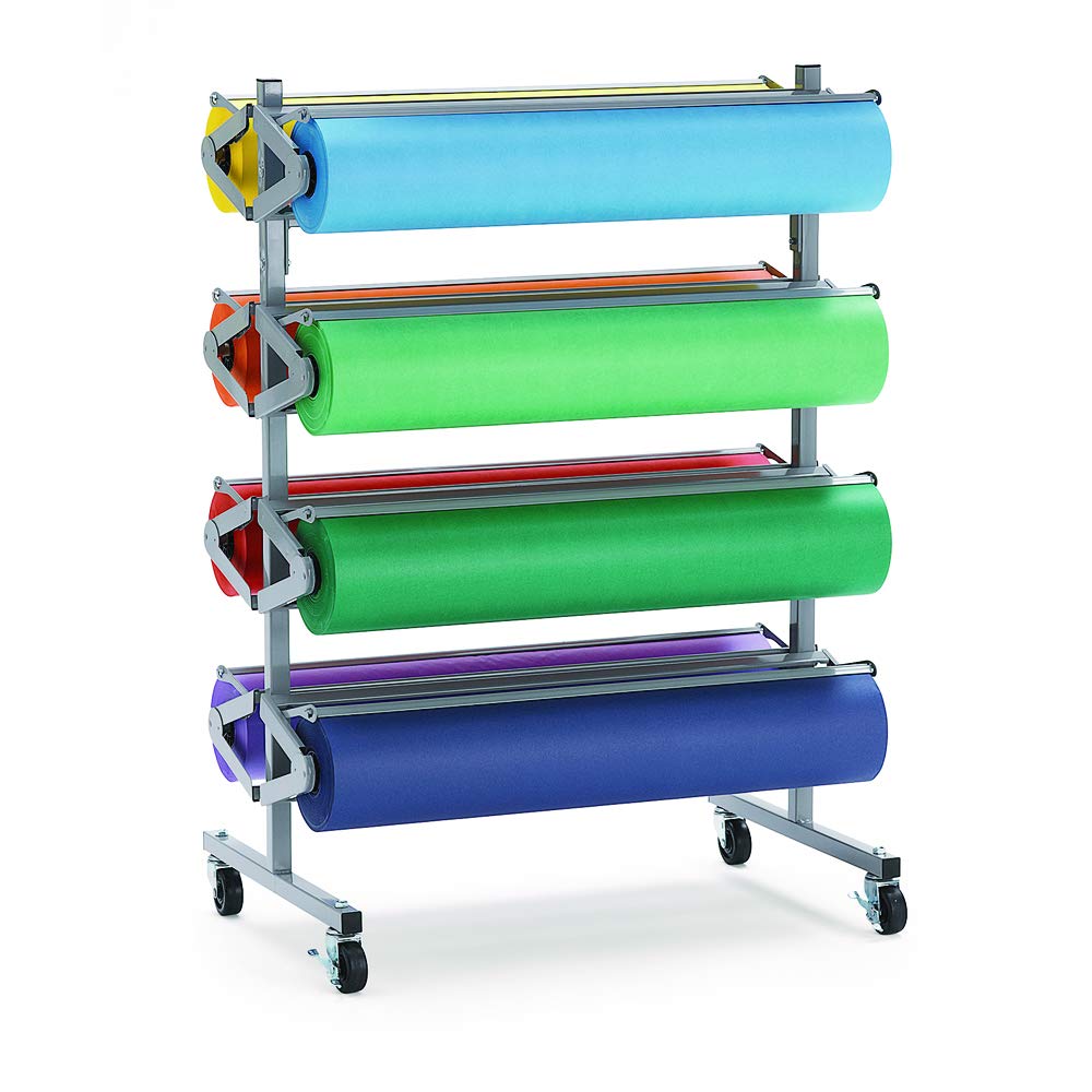 Colorations Dual Surface Paper Roll Classroom Supplies for Arts and Crafts Yellow (36" x 1000') (Item # DSYE)