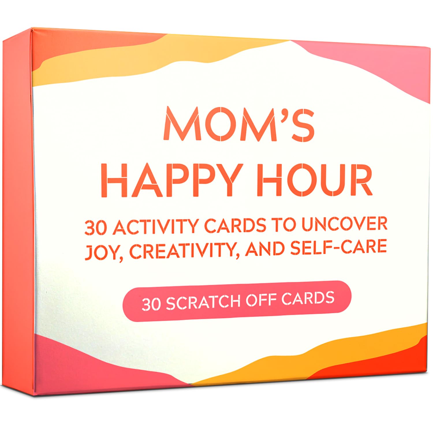 Gift for Mom from Daughter or Son | Mom's Happy Hour: 30 Inspiring & Relaxing Scratch Off Activities for Moms | Mothers Day Present Ideas for Her | Affirmation Card Game for Women | Mom Birthday Gifts