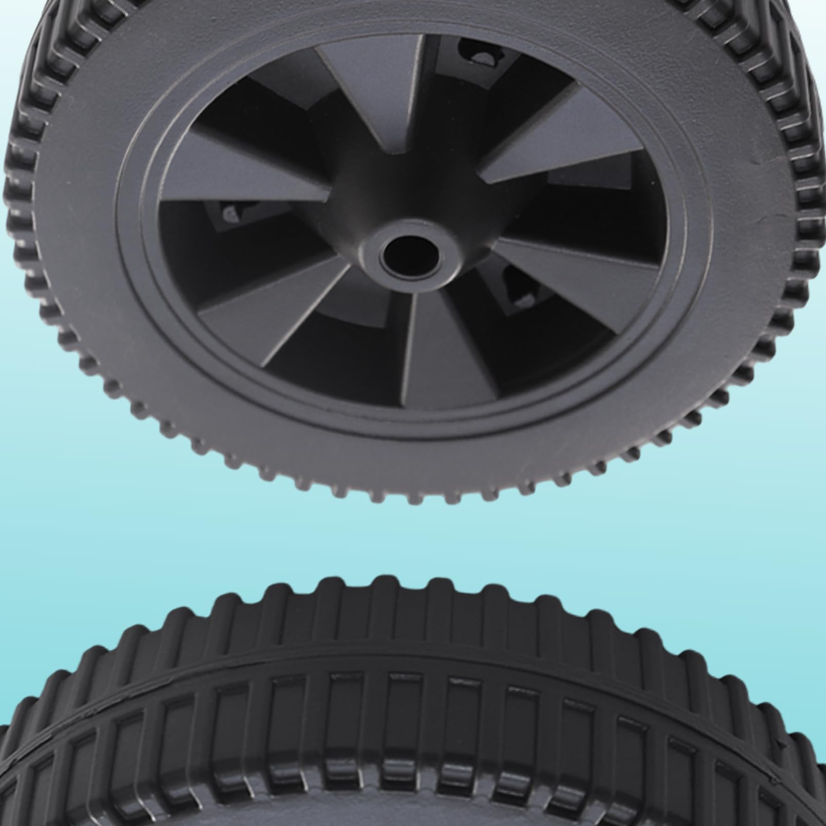 Atunee G437-0037-W1 7 Inch Wheels Grill Replacement Parts for Charbroil 463377319 463352521 469335115 463436415 463340516