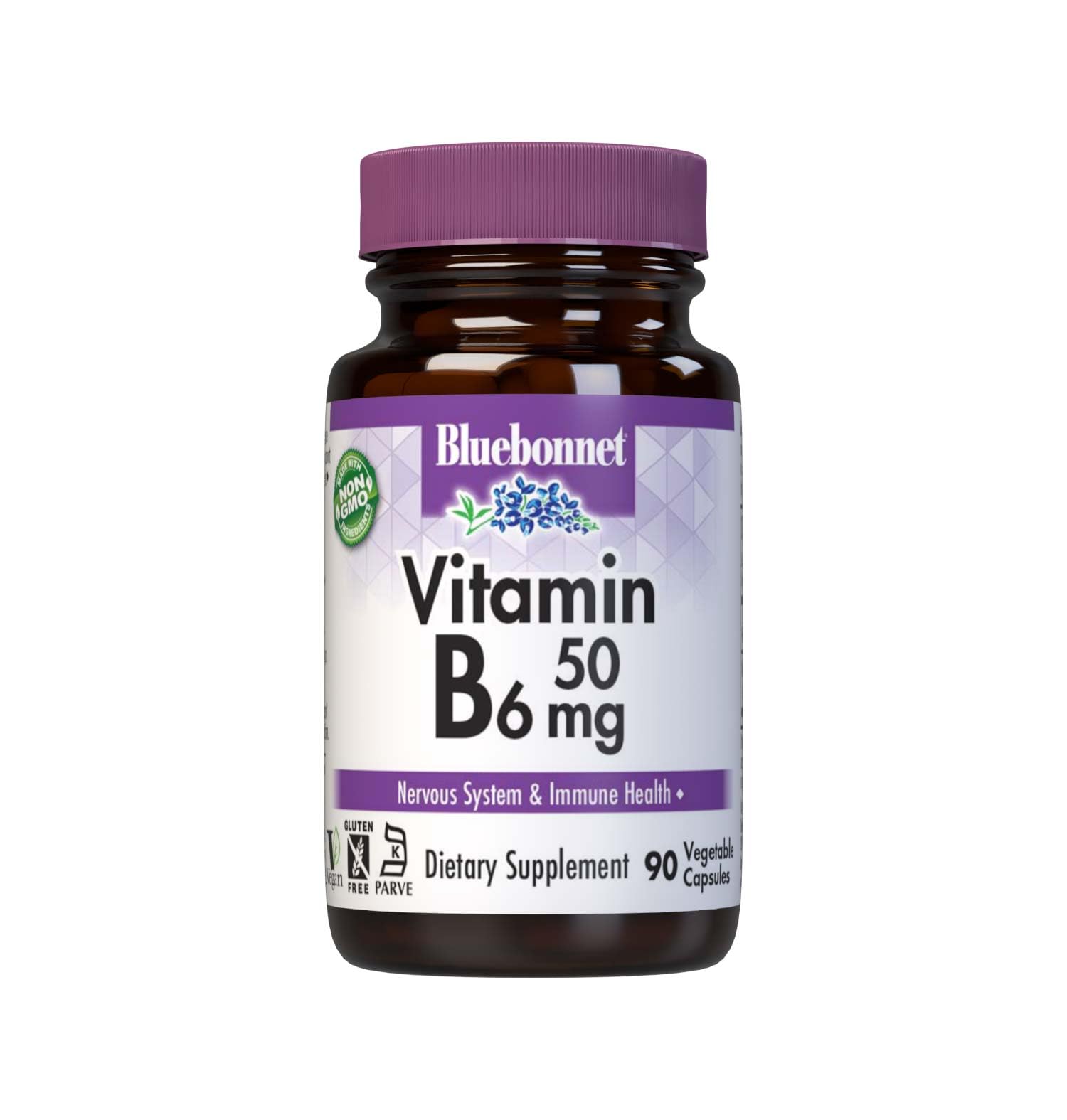 Bluebonnet Vitamin B6 50 Milligrams 90 Capsules