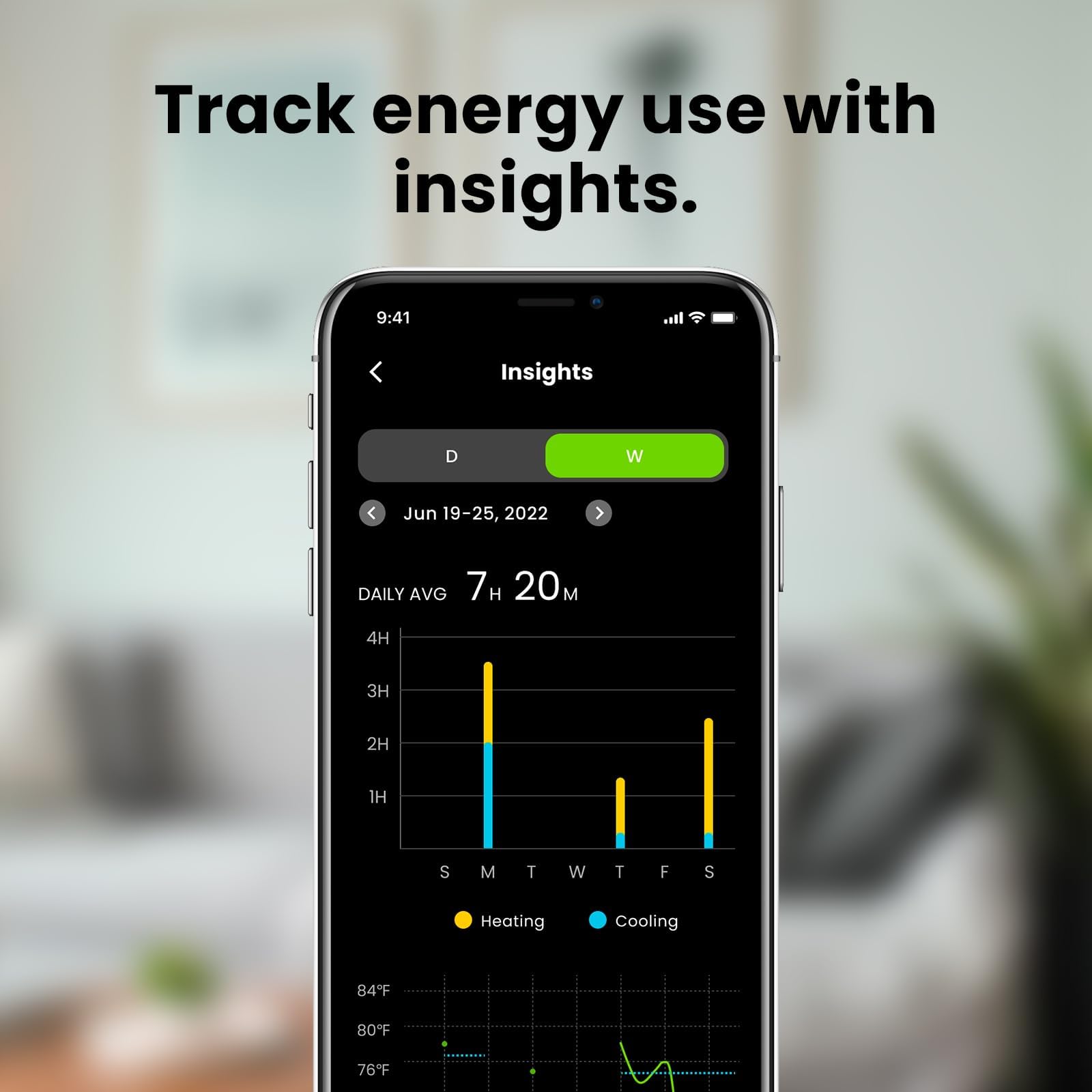 Degrii Smart Thermostat - Smart Thermostats for Home with App Control, Multi-Schedule Programming, Geofencing, Easy DIY Setup, Programmable Wi-Fi Thermostat, Black