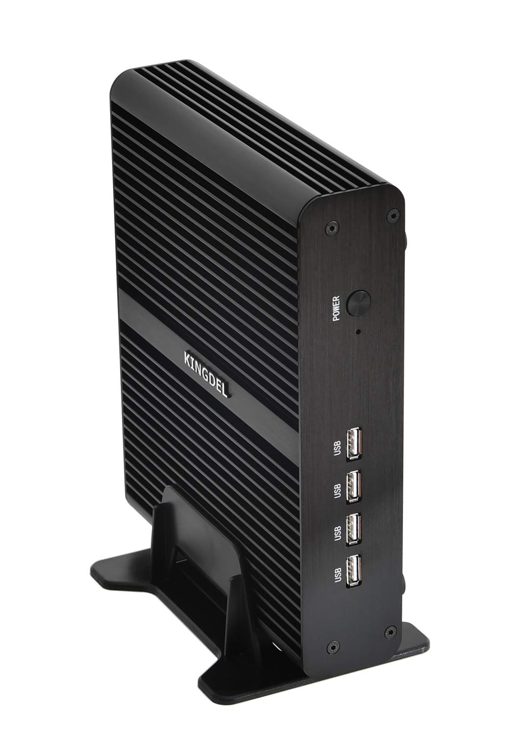 KINGDEL NC860 Fanless Mini PC, Powerful Nettop Computer, Core i7-8550U 8th Gen. CPU, 16GB DDR4 RAM+512GB NVMe SSD, 4K 4096x2304, HD Port, DP, Metal Case, Silent Working