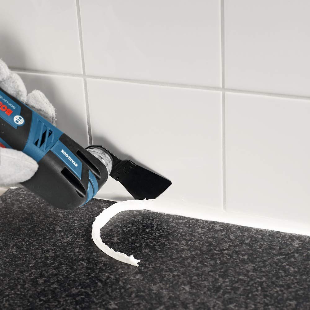 BOSCH GOP12V-28N 12V Max EC Brushless Starlock Oscillating Multi-Tool, Cordless, Variable Speed, with (1) 1-1/4 In. Plunge Blade (Bare Tool)