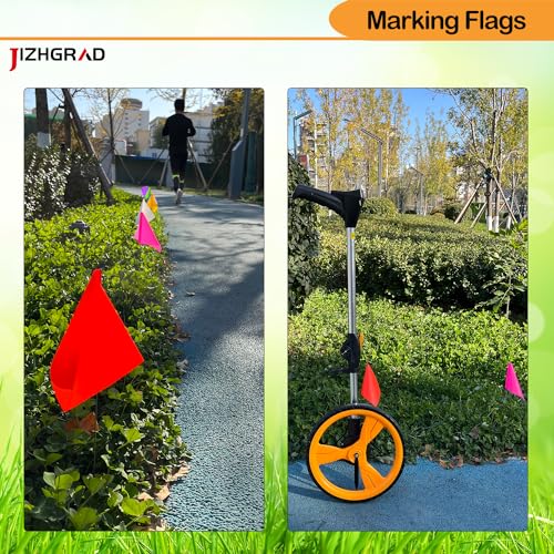 JIZHGRAD Blue Marking Flags, 20 Pack Marker Flags, 15x4x5 Inch Lawn Flags, Boundary Flags Dog Training Flags for Yard Flags, Invisible Fence Flags, Survey Flags, Landscape Flags, Sprinkler Flags,