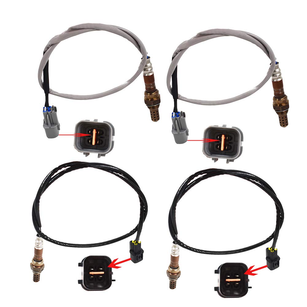 labwork 4Pcs Oxygen Sensors Replacement for Mitsubishi Endeavor V6 3.8L Upstream and Downstream 2004-2011