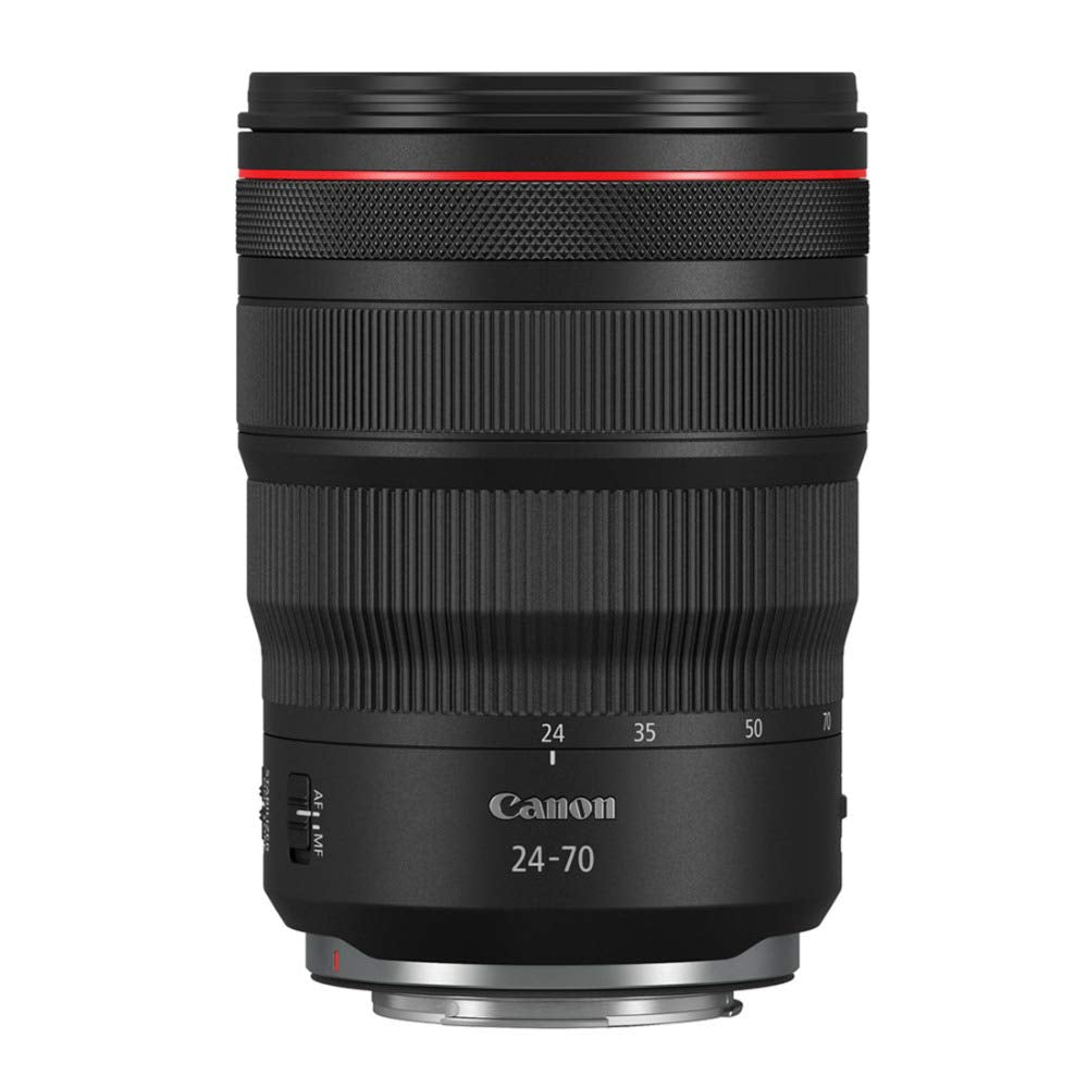 Canon RF24-70mm F2.8 L is USM Lens, Standard Zoom Lens, Compatible with EOS R Series Mirrorless Cameras, Black