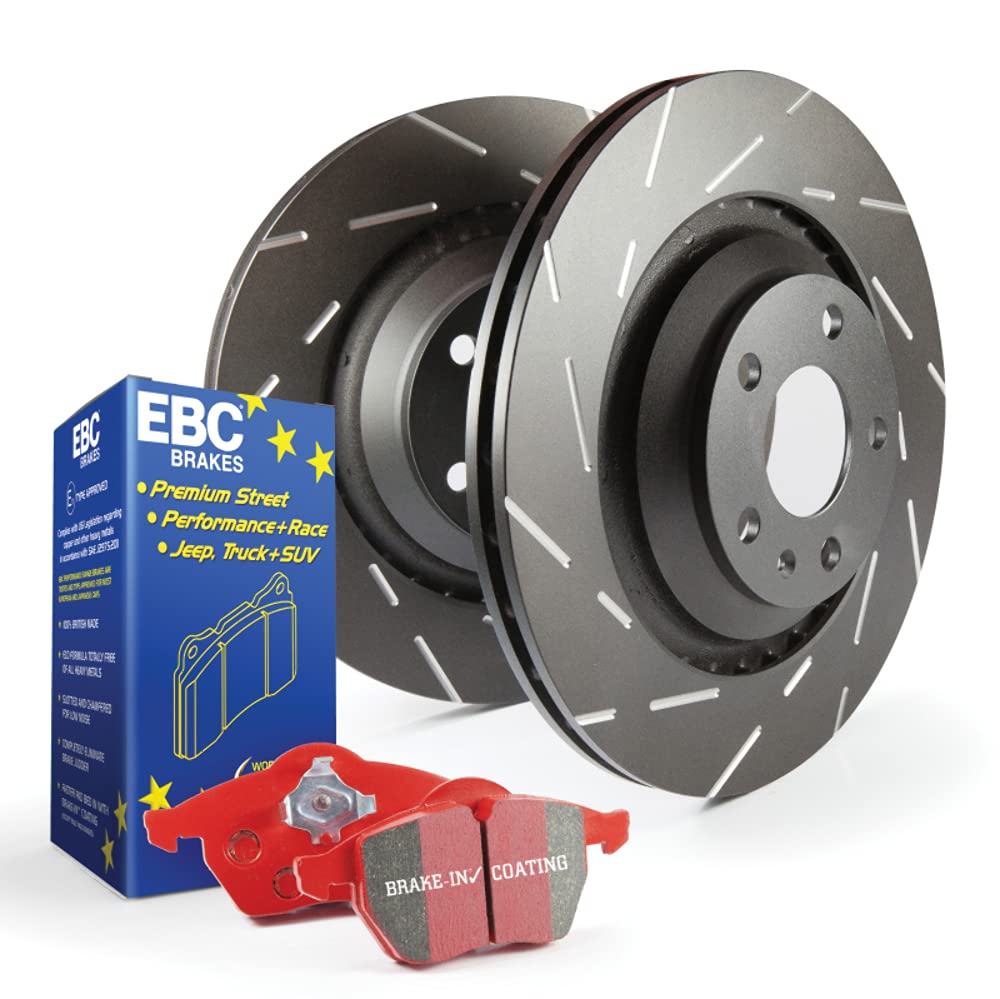 EBC S4KR1121 Stage-4 Signature Brake Kit, BLACK