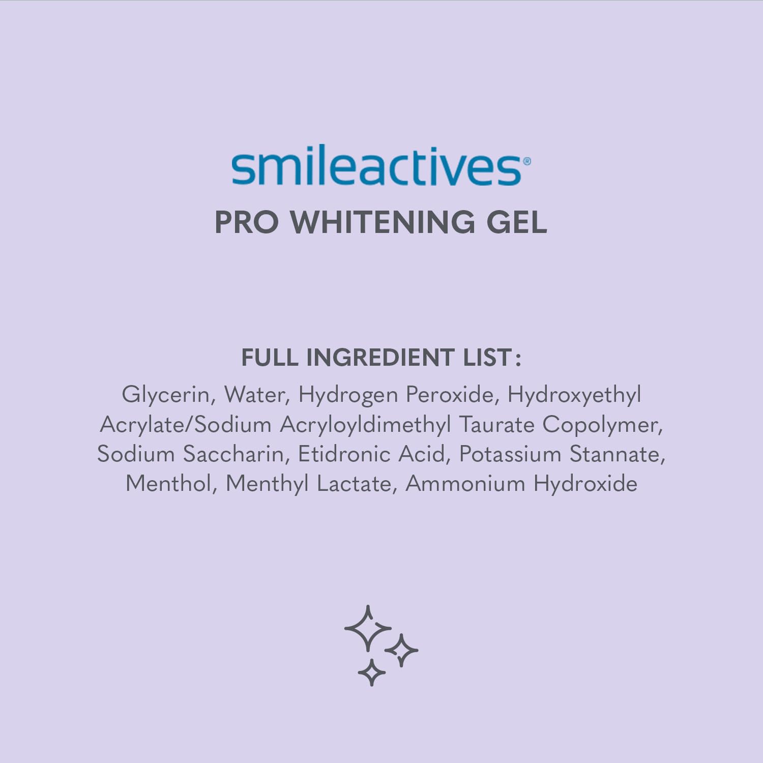 Smileactives Teeth Whitening Gel for Toothpaste with Clinical-Grade Hydrogen Peroxide, Tooth Stain Remover for White Teeth, Dentist Quality Pro Whitening Gel to Remove Coffee Stains, 2 oz Bottle