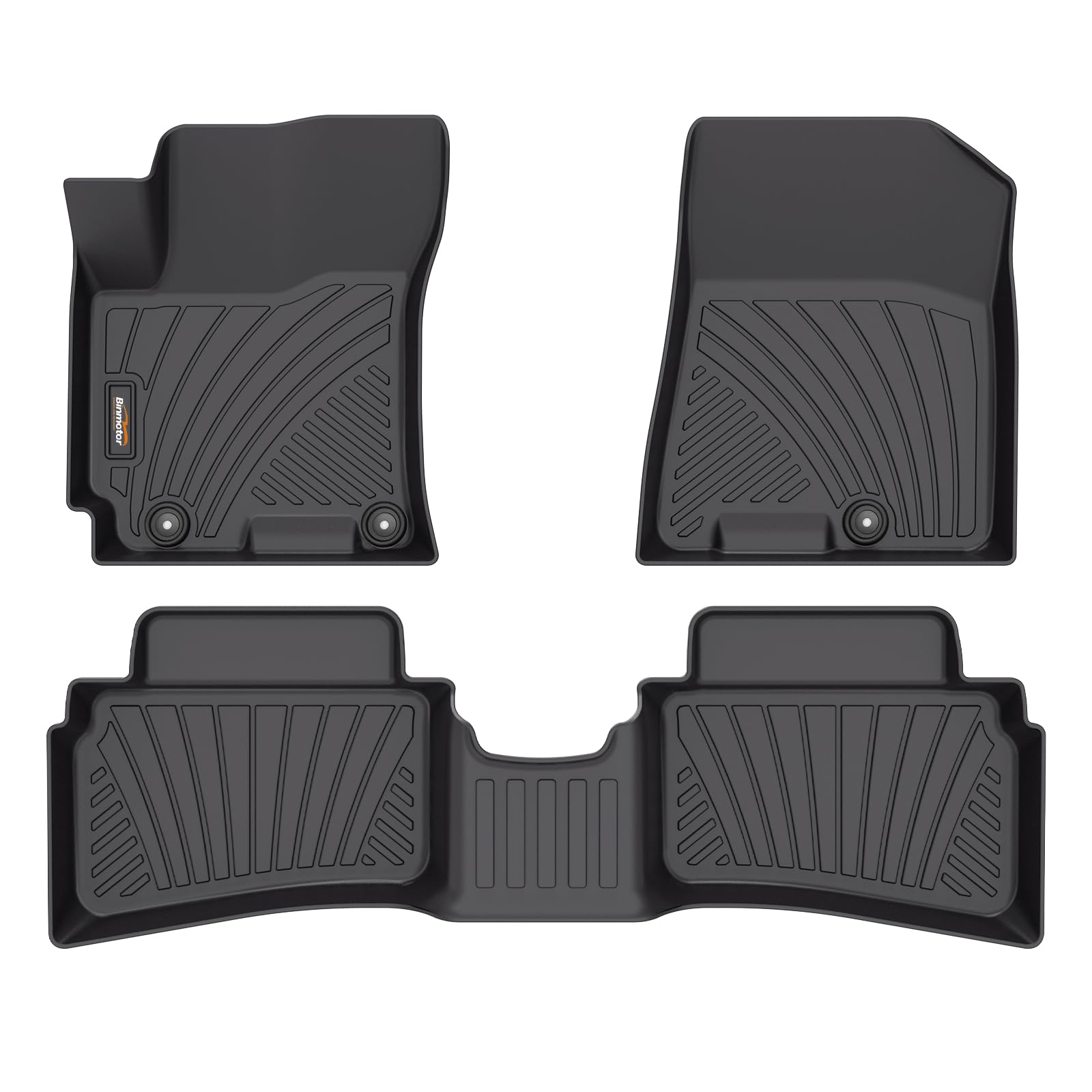 Binmotor-All Weather Floor Mats for Hyundai Venue 2025 2024 2023 2022 2021 2020, Heavy Duty, Waterproof, Nonslip Winter Car Mats for Hyundai Venue SE, Venue SEL, Venue Limited 2020-2025