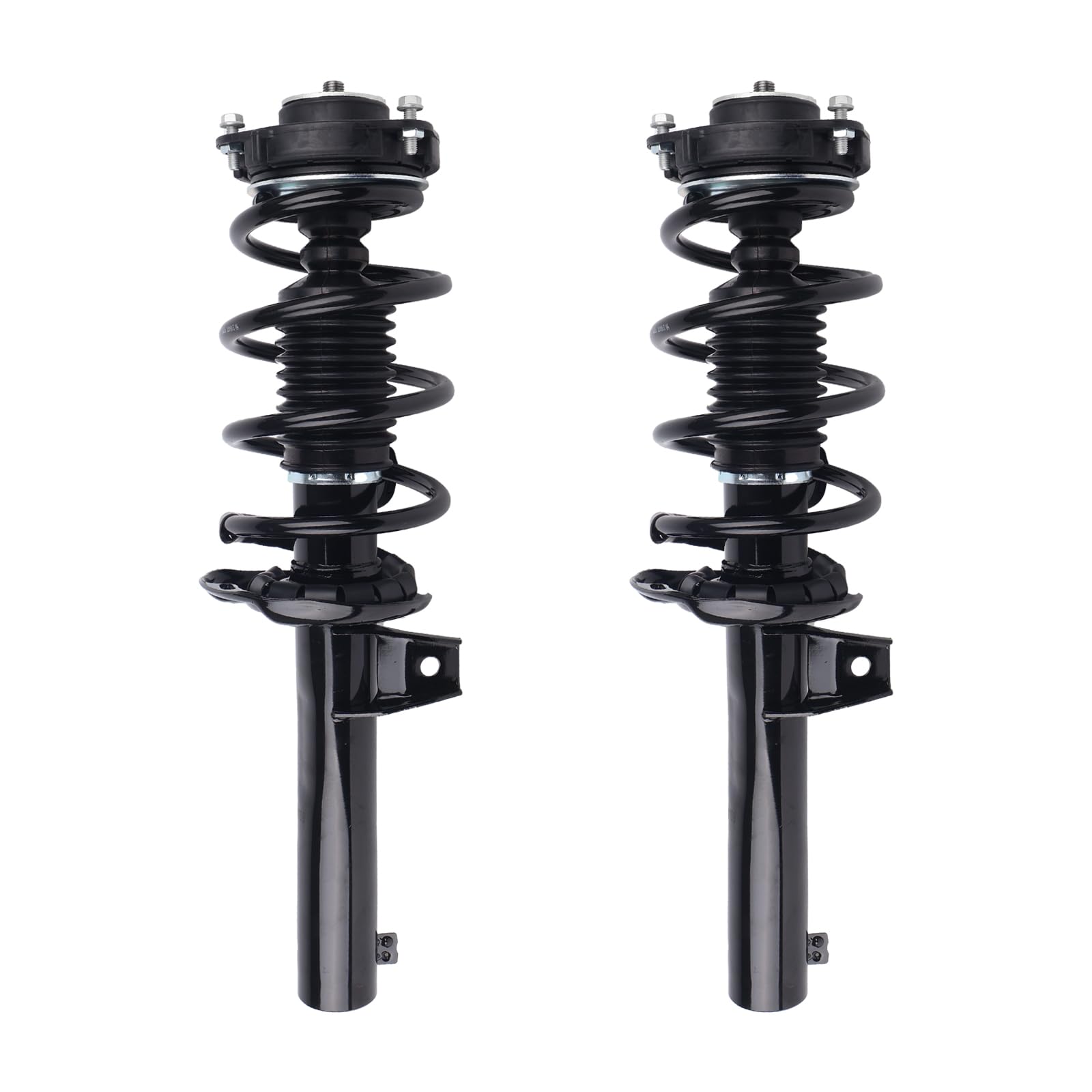 Autoround pair 172311 Front Complete Shock Absorber Compatible with Volkswagen Jetta 2005-2018/ Beetle 2012-2019/ Golf 2010-2014/ Eos 2007-2011, Left & Right Struts with Coil Spring Assembly