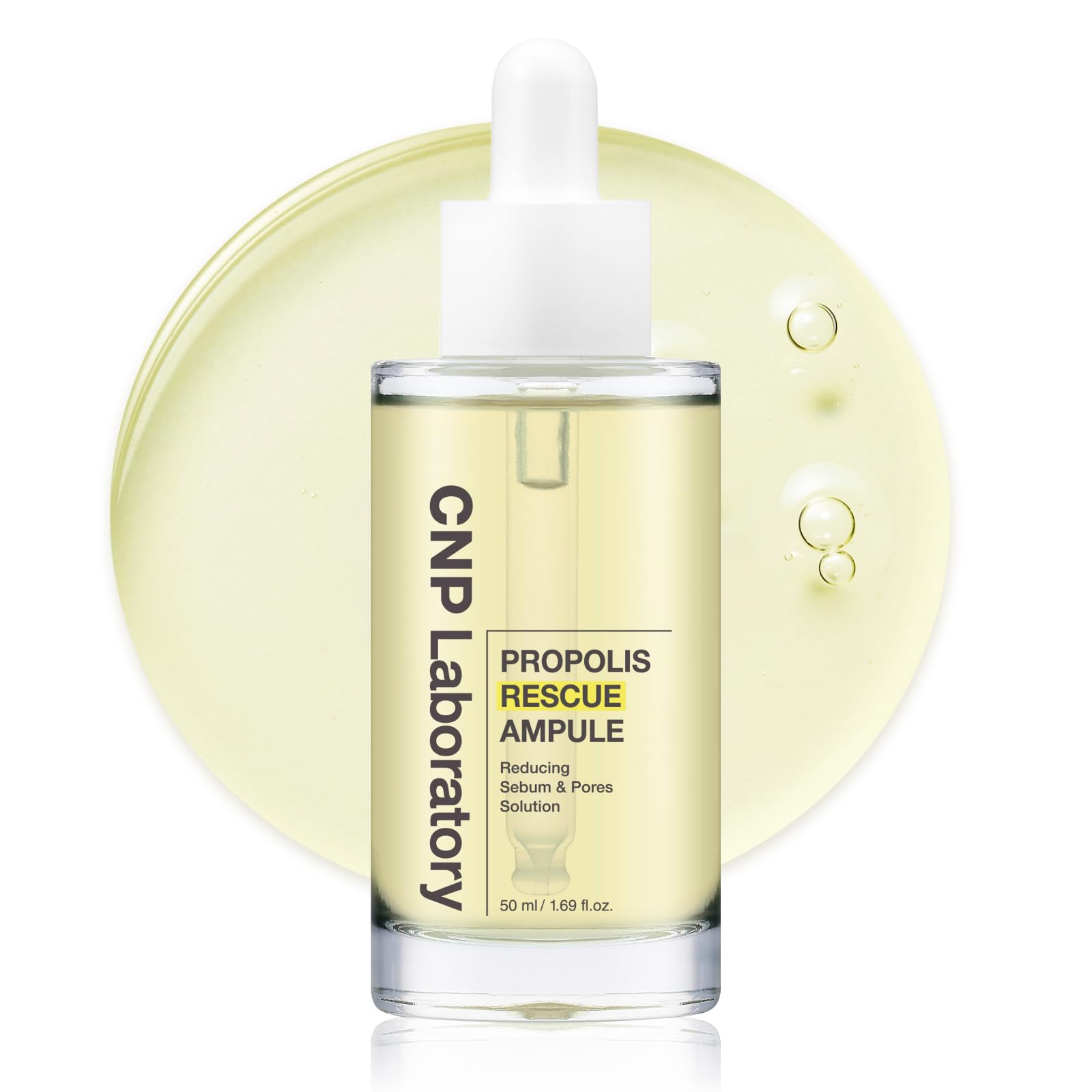 CNP Rescue+Propolis Serum - Niacinamide with IP-BHA for Dry & Sensitive Skin, Soothing, Hydrating, Minimizing Pores, Lightweight Essence for Glass Skin, Gifts for Women, Korean Skin Care