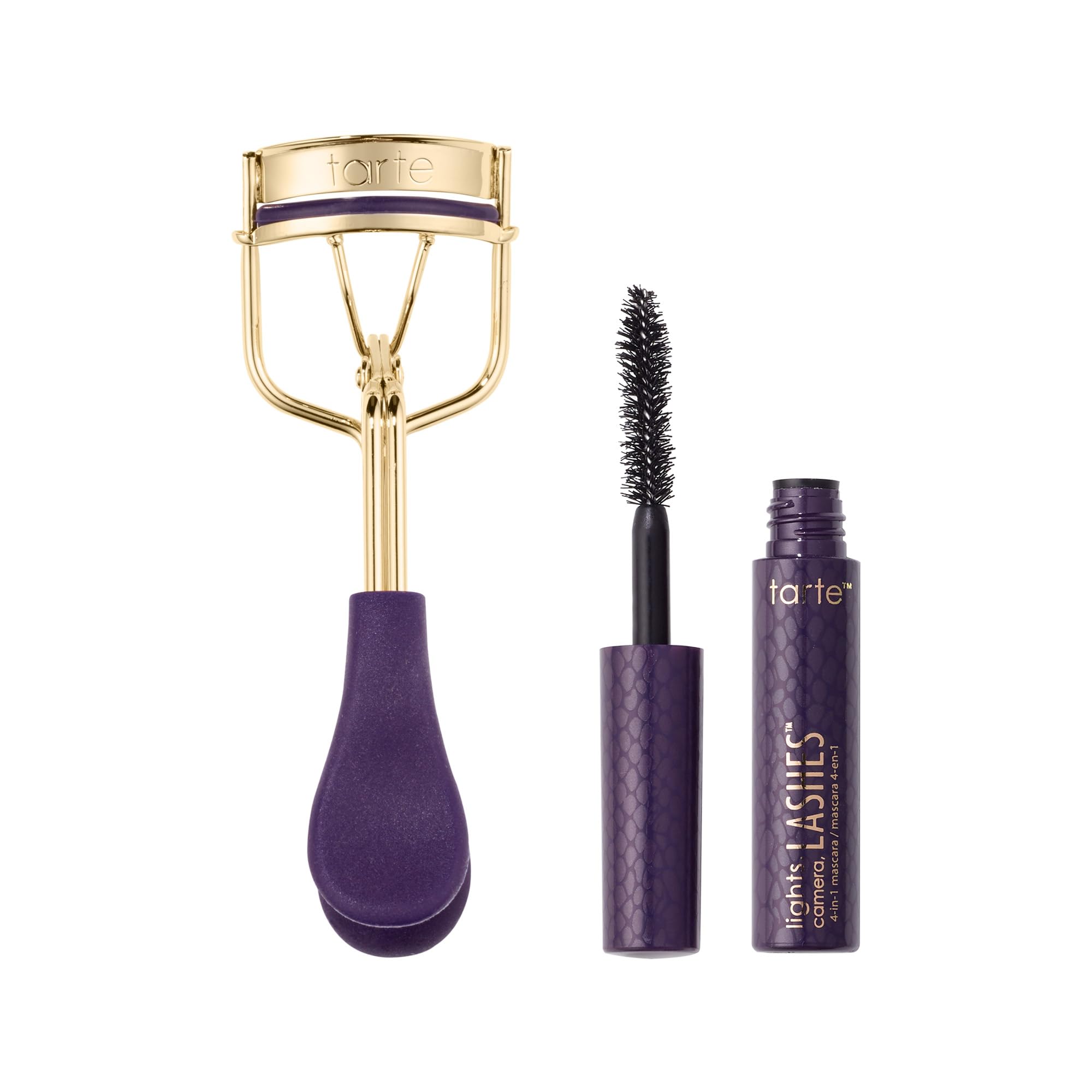 tarte picture perfect eyelash curler – Professional Lash Curler with Mini Travel Size Mascara for Lift & Curl, Ergonomic Pad Design, Easy to Use, Vegan & Cruelty-Free