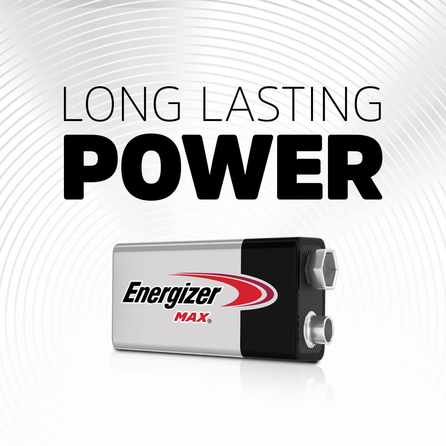 Energizer MAX 9V Batteries (4 Pack), 9 Volt Alkaline Batteries - Packaging May Vary