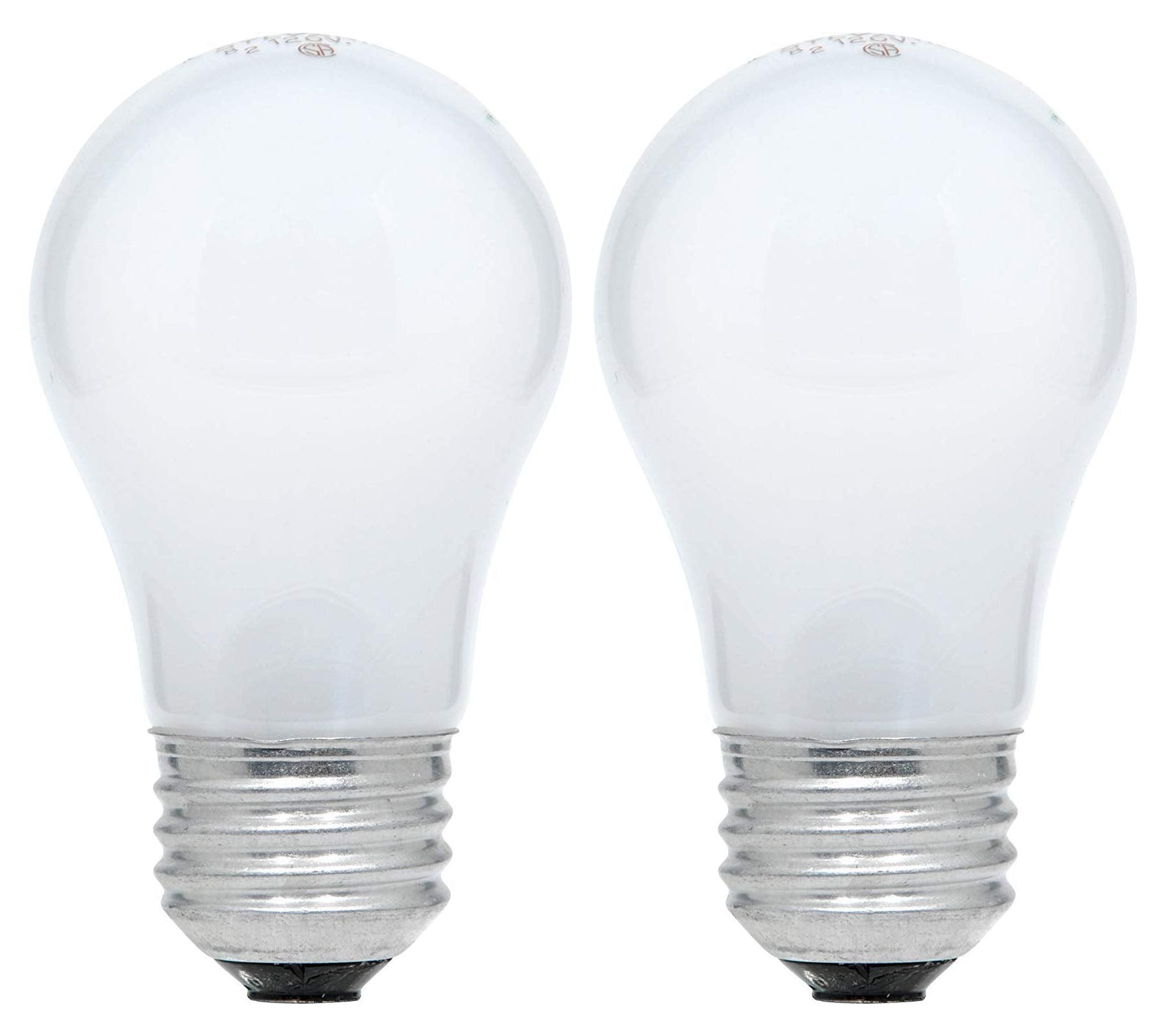 Sylvania Soft White Incandescent A15 Bulb, Medium Base | 15 Watts/120 Volts | 2-Bulbs Per Pack (2-Bulbs Total)