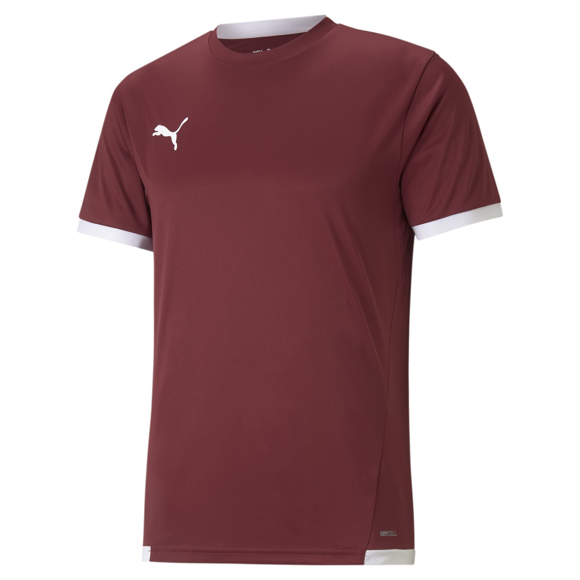 PUMA Men's teamLiga Jersey, Cordovan White, XX-Large