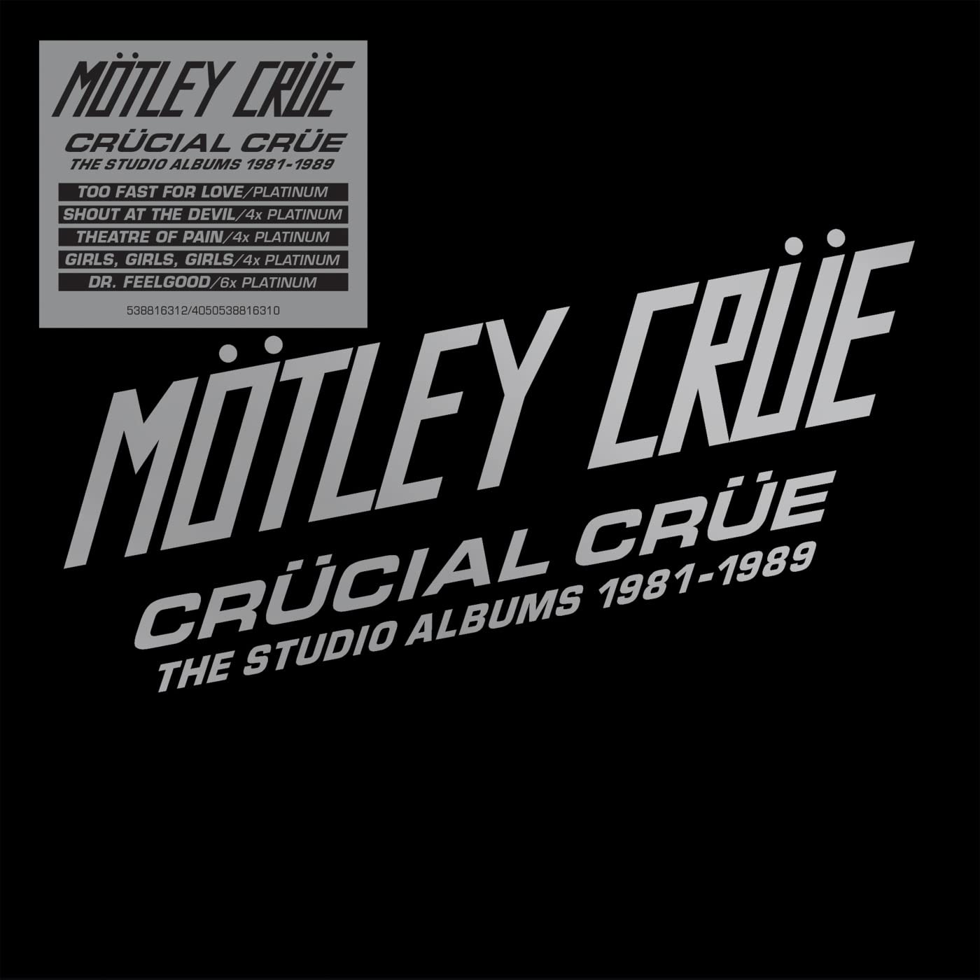 Crücial Crüe - The Studio Albums 1981-1989 (Limited Edition CD Box)