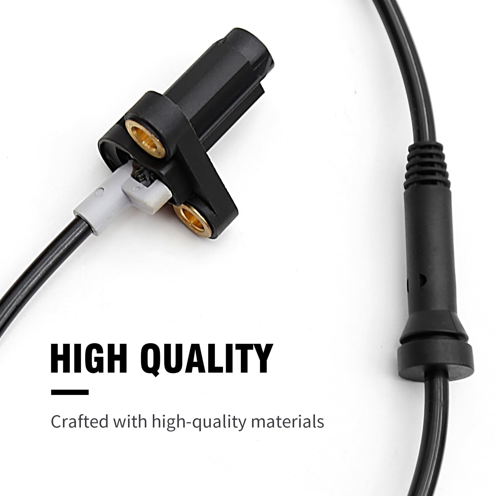 Hoypeyfiy 2 Pieces/Set Front Left Right Wheel Speed Sensor ABS Wheel Speed Sensor 34521182159 FSE51515 Replacement for BMW 5 E39