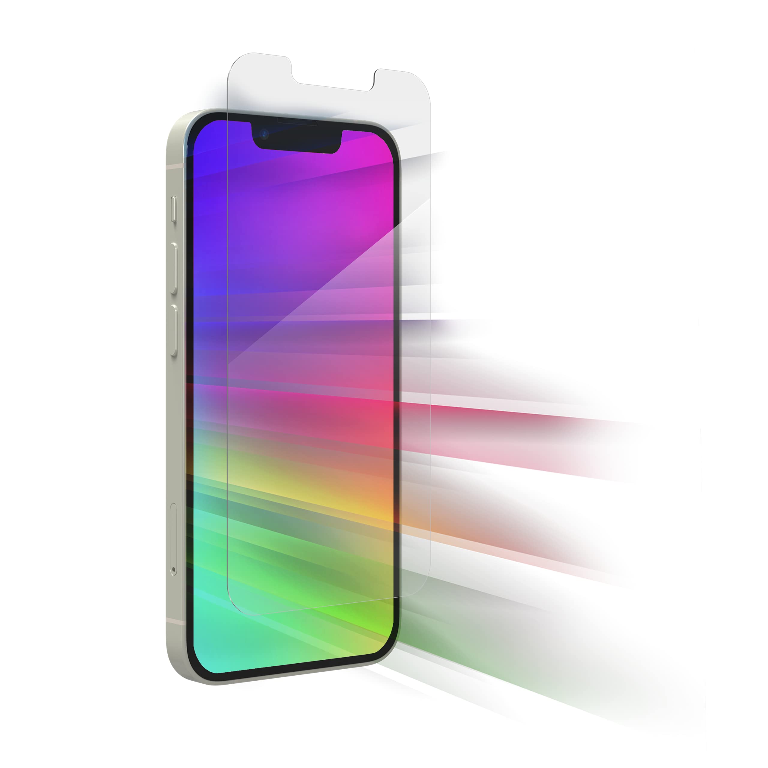 ZAGG InvisibleShield Glass Elite VisionGuard - Impact Protection, Scratch Resistant, Fingerprint Resistant - Made for Apple iPhone 13 mini