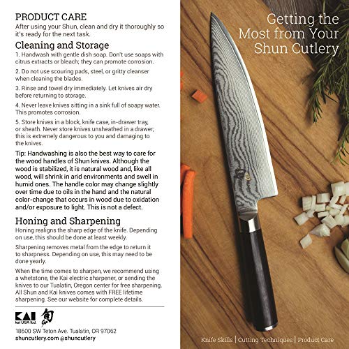 Shun Kanso 6.5" Hollow Ground Nakiri Knife, Handcrafted Japanese Vegetable Knife, AUS10A Stainless Steel Blade, Tagayasan Handle, Slicing Tool for Professional and Home Chefs