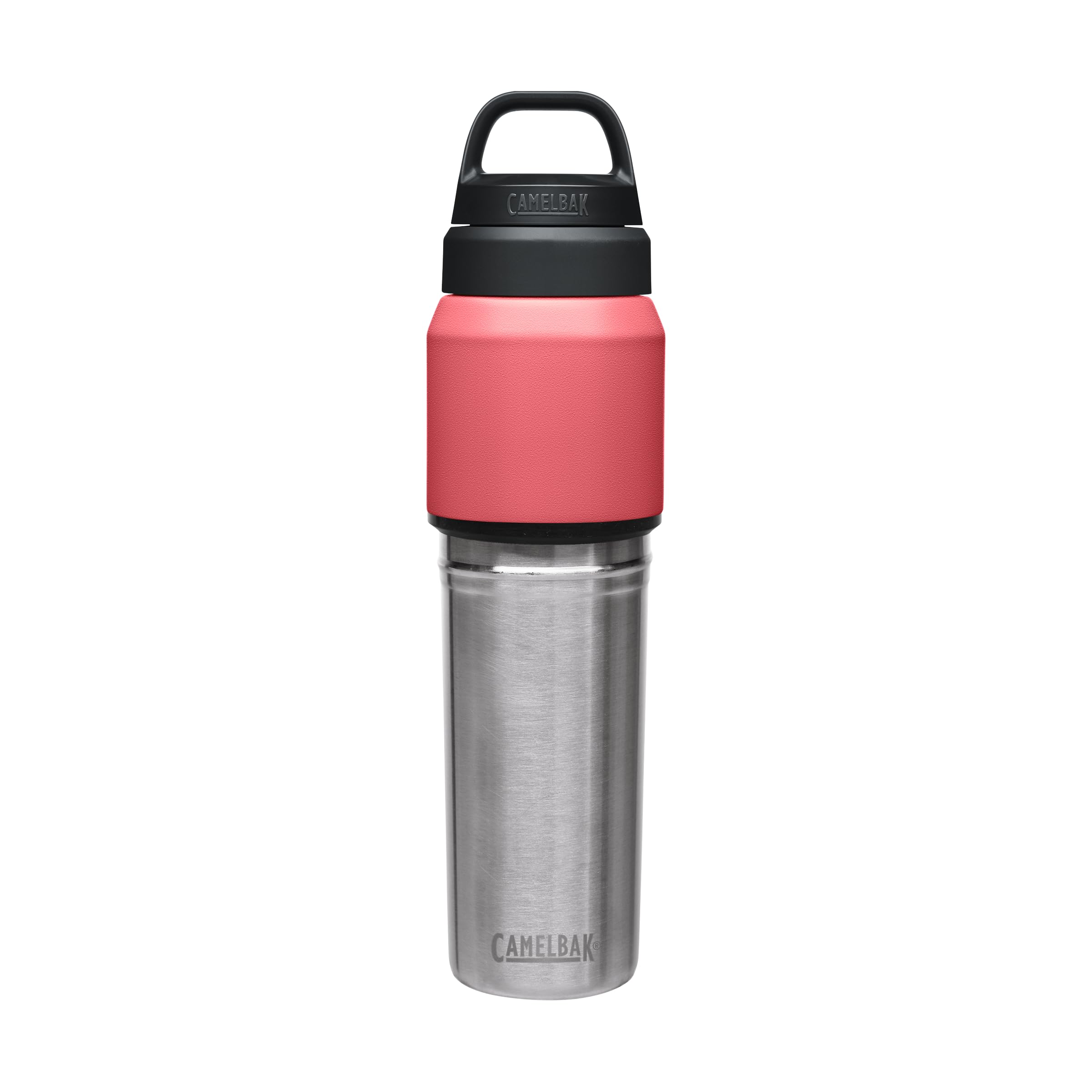 CamelBak MultiBev Water Bottle & Travel Cup – Vacuum Insulated Stainless Steel - Wild Strawberry - 22oz Bottle & 16oz Cup