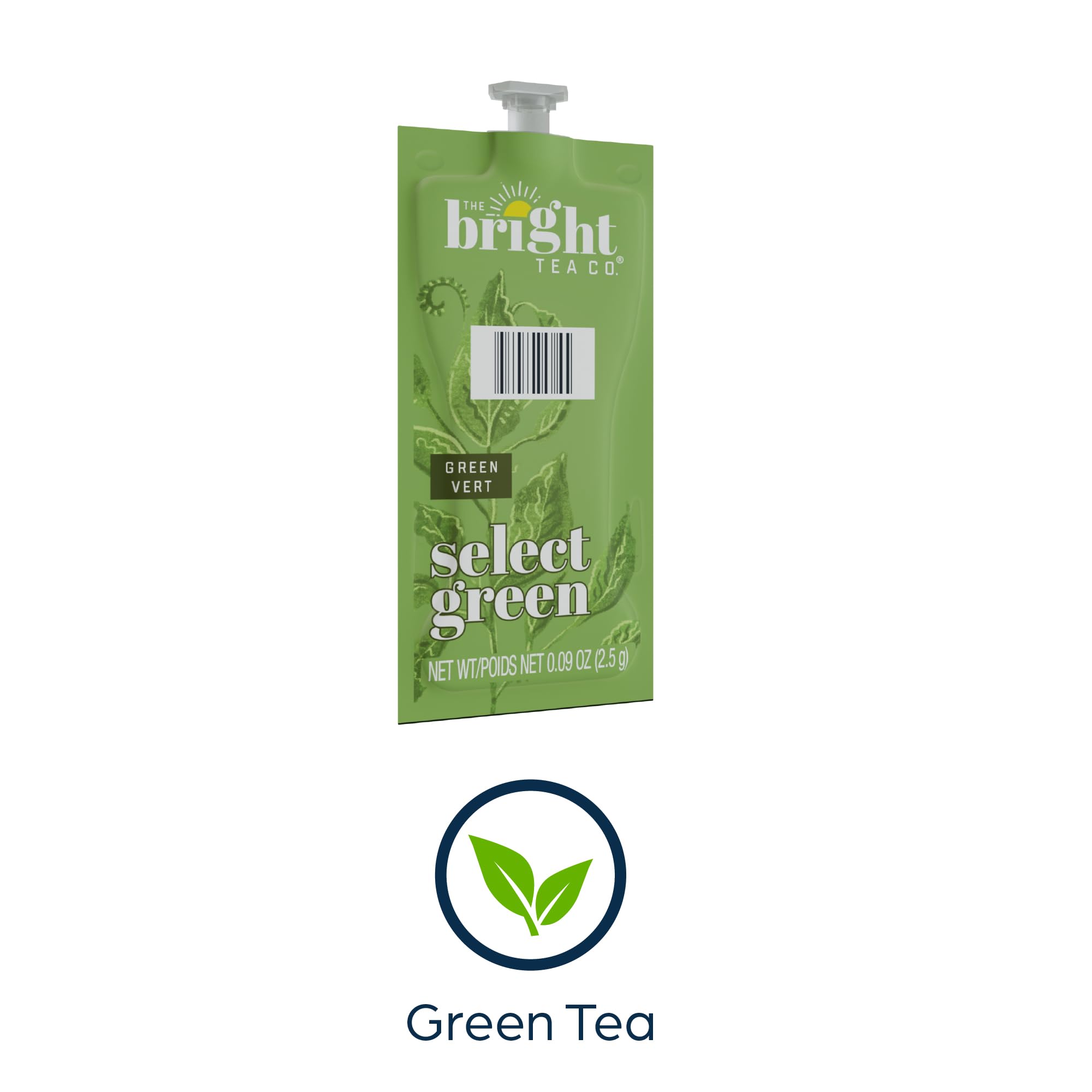 The Bright Tea Co. Select Green Tea Fresh Pack for Flavia Brewers (Pack of 100 Fresh Packs)