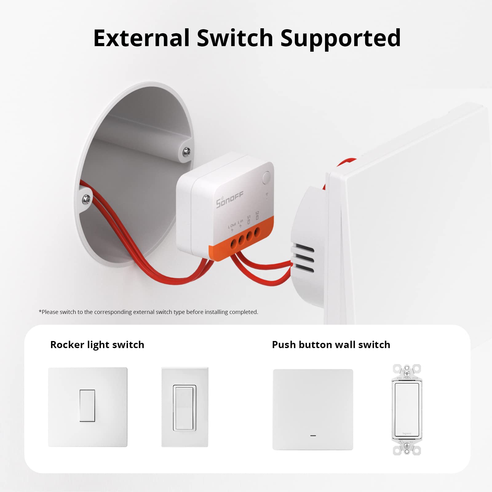 SONOFF ZBMINIL2 Extreme Zigbee Smart Light Switch (2 Way), Compatible with Alexa, SmartThings Hub, Google Home&SONOFF ZBBridge-P, ZigBee Hub Required, No Neutral Required 4-Pack
