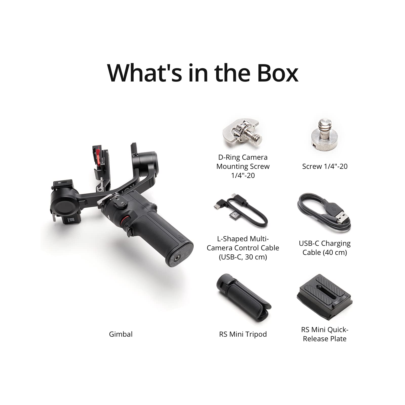 DJI RS 3 Mini, 3-Axis Gimbal Stabilizer for Cameras Canon/Sony/Panasonic/Nikon/Fujifilm, 2 kg (4.4 lbs) Tested Payload, Bluetooth Shutter Control, Camera Gimbal with Native Vertical Shooting