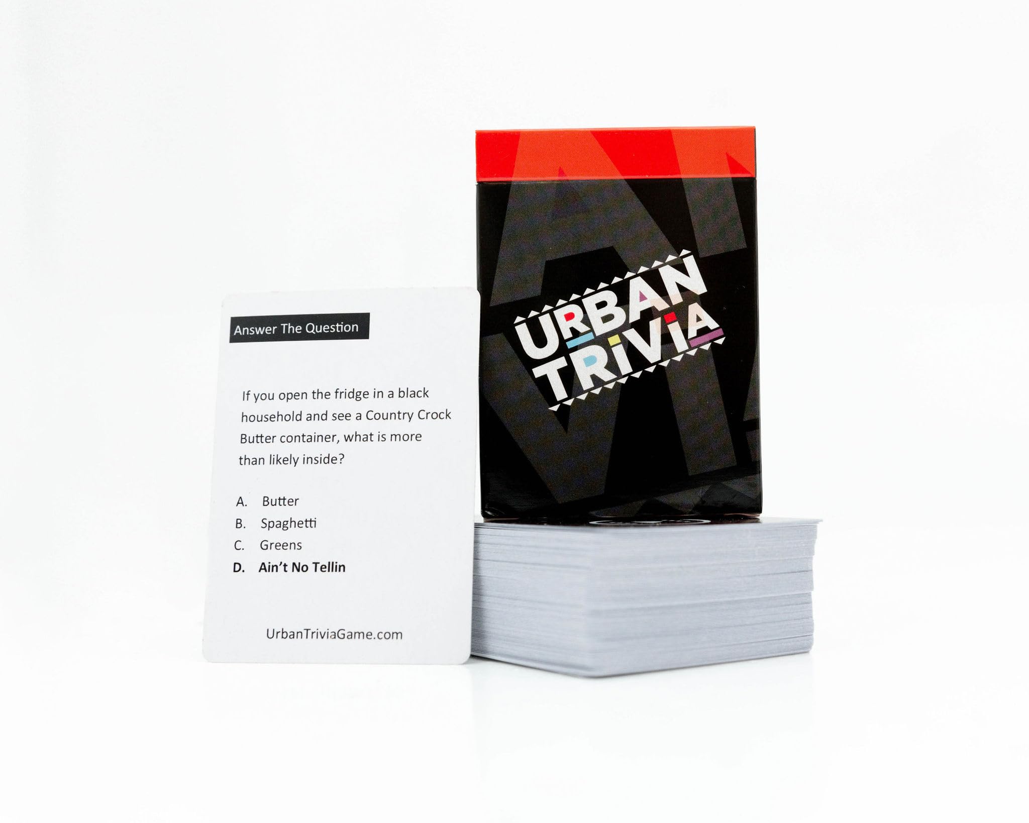 Urban Trivia Game - Black Card Game for The Culture! Fun Trivia on Black TV, Movies, Music, Sports, & Growing Up Black! Great Trivia for Adult Game Nights and Family Gatherings.