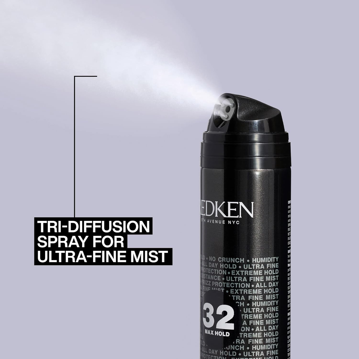 Redken Max Hold Hairspray 32 | Extreme Maximum High Hold Hairspray | Long-Lasting Lift & Body | All-Day Style Control | Dry Finish | 24 Hour Humidity Resistance | | For All Hair Types | 9 Oz