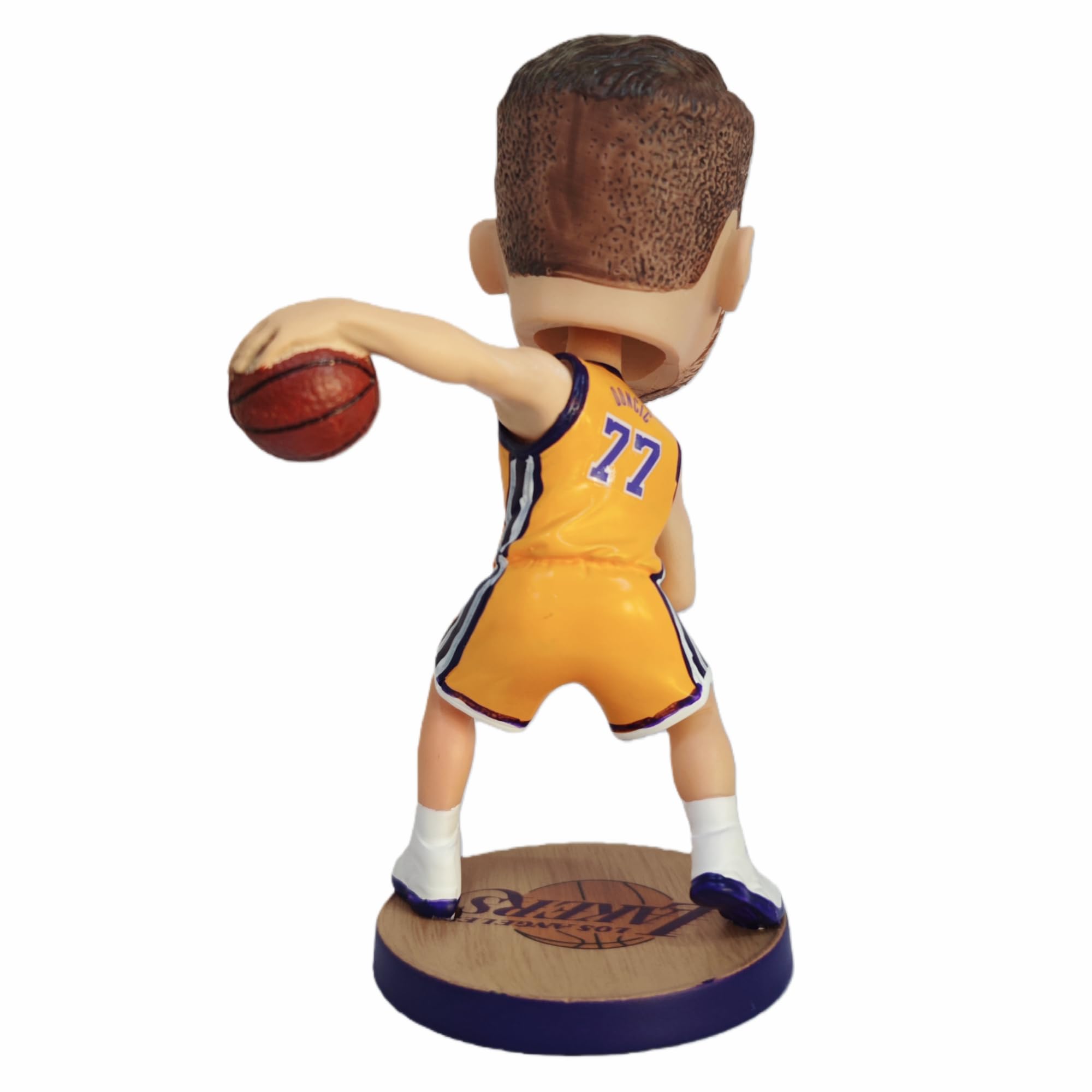 Ru.Master Doncic Bobblehead Basketball Action Figure - 5.3 in Hand-Painted Resin Collectible Doll - Perfect Sports Fan Gift - Doncic in Iconic 77# Jersey
