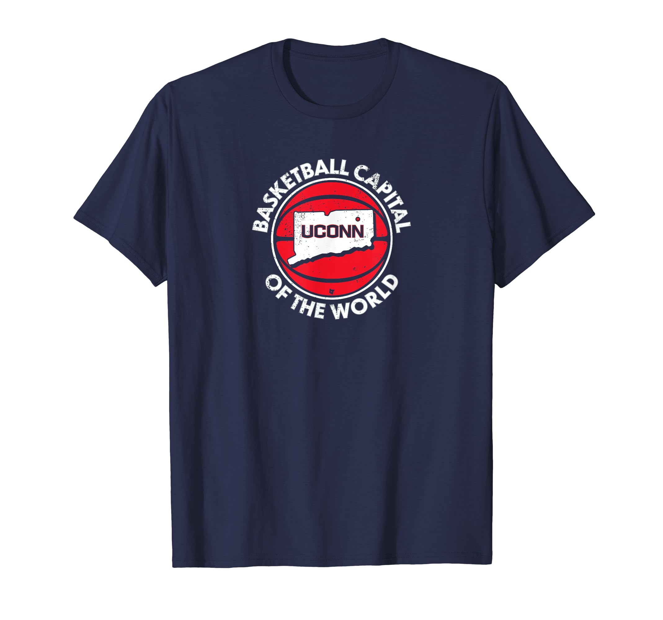 UConn: Basketball Capital of the World Connecticut Licensed T-Shirt